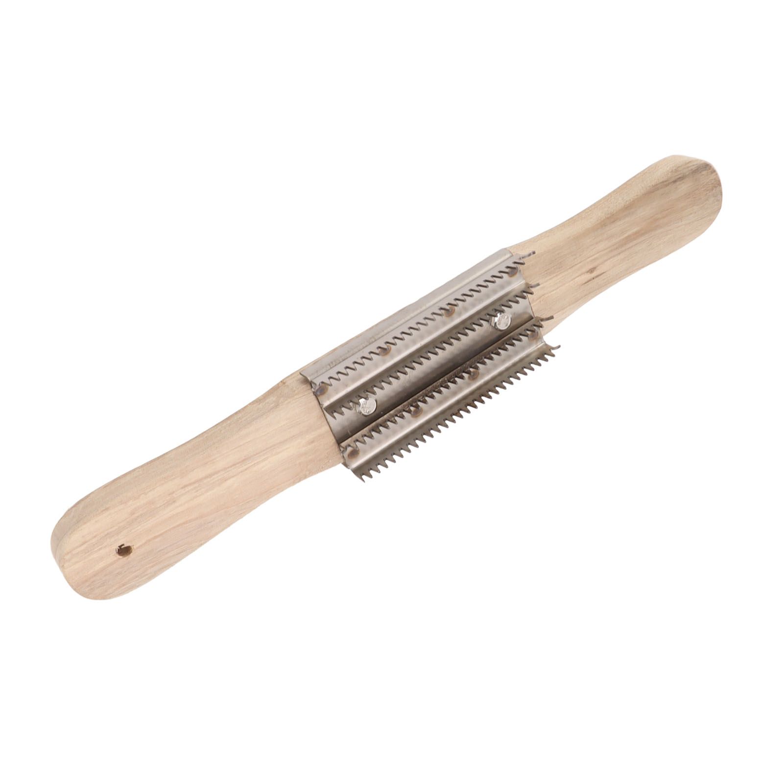 15 Inch Buffing Wheel Rake with Wooden Handle for Compound Cleaning Removing Residual Compounds Metal - Image 5