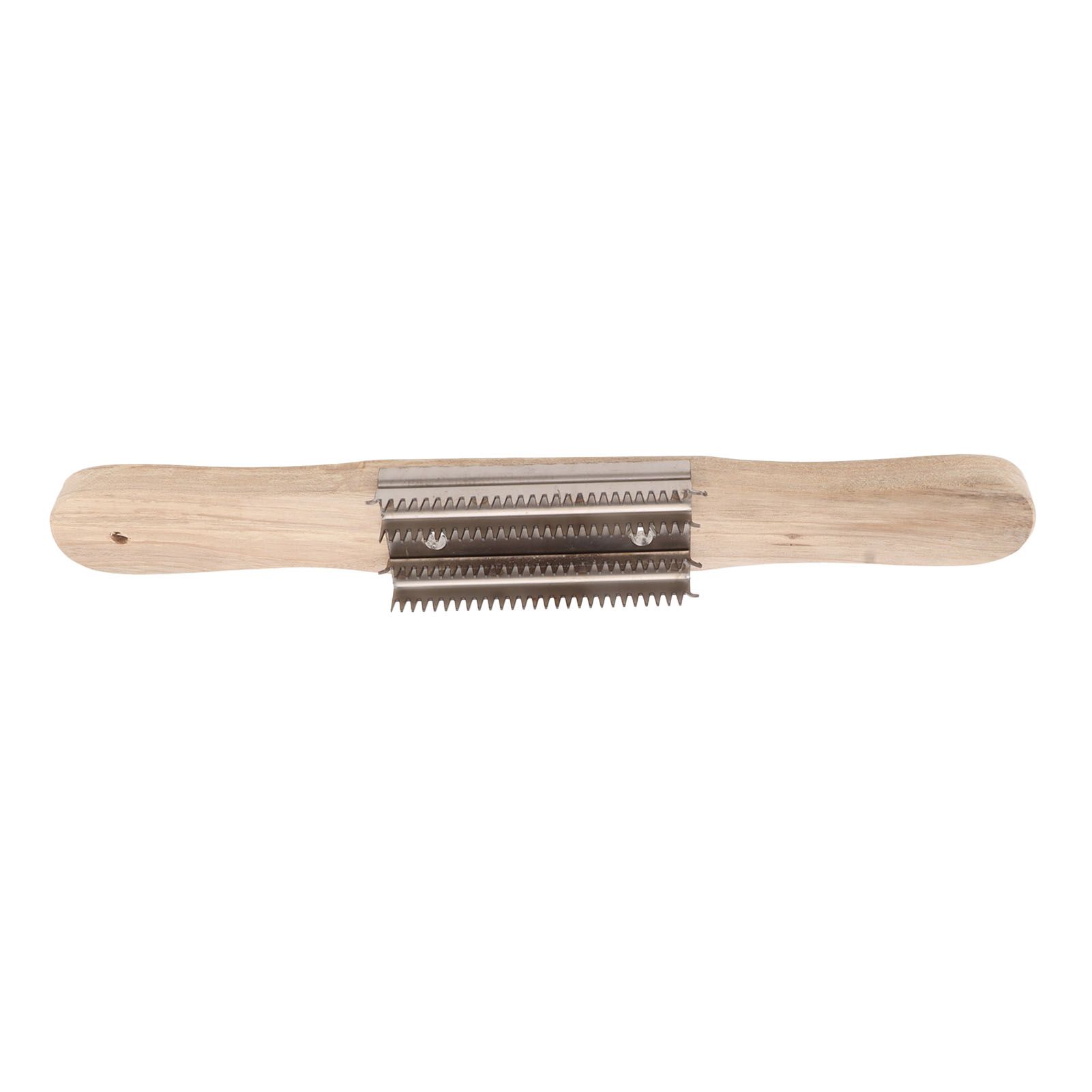 15 Inch Buffing Wheel Rake with Wooden Handle for Compound Cleaning Removing Residual Compounds Metal - Image 7
