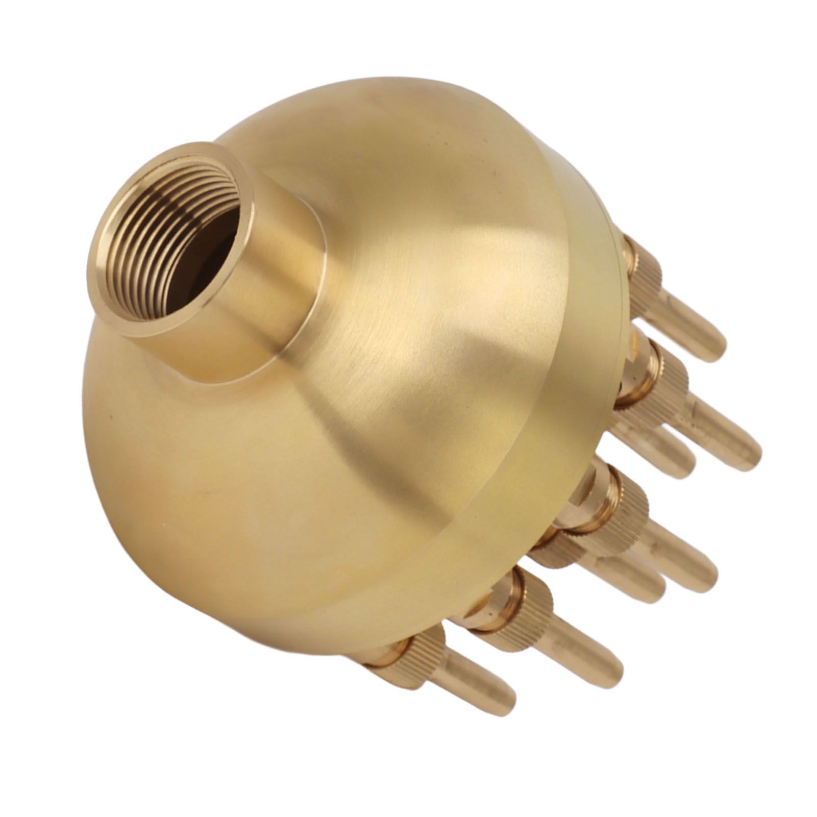 Fountain Nozzle Brass 3 Layers Adjustable Water Fountain Nozzle Spray Sprinkler for Garden Park Pond Pool Waterscape G1 Inch - Image 3