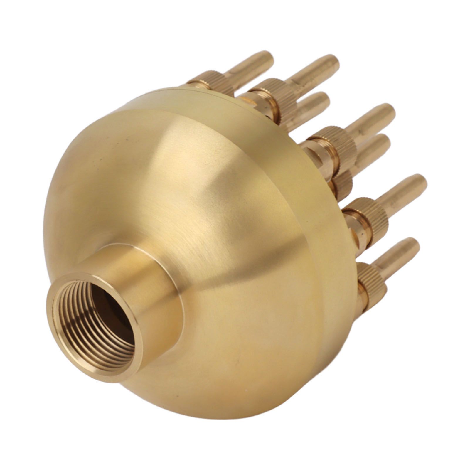 Fountain Nozzle Brass 3 Layers Adjustable Water Fountain Nozzle Spray Sprinkler for Garden Park Pond Pool Waterscape G1 Inch - Image 4