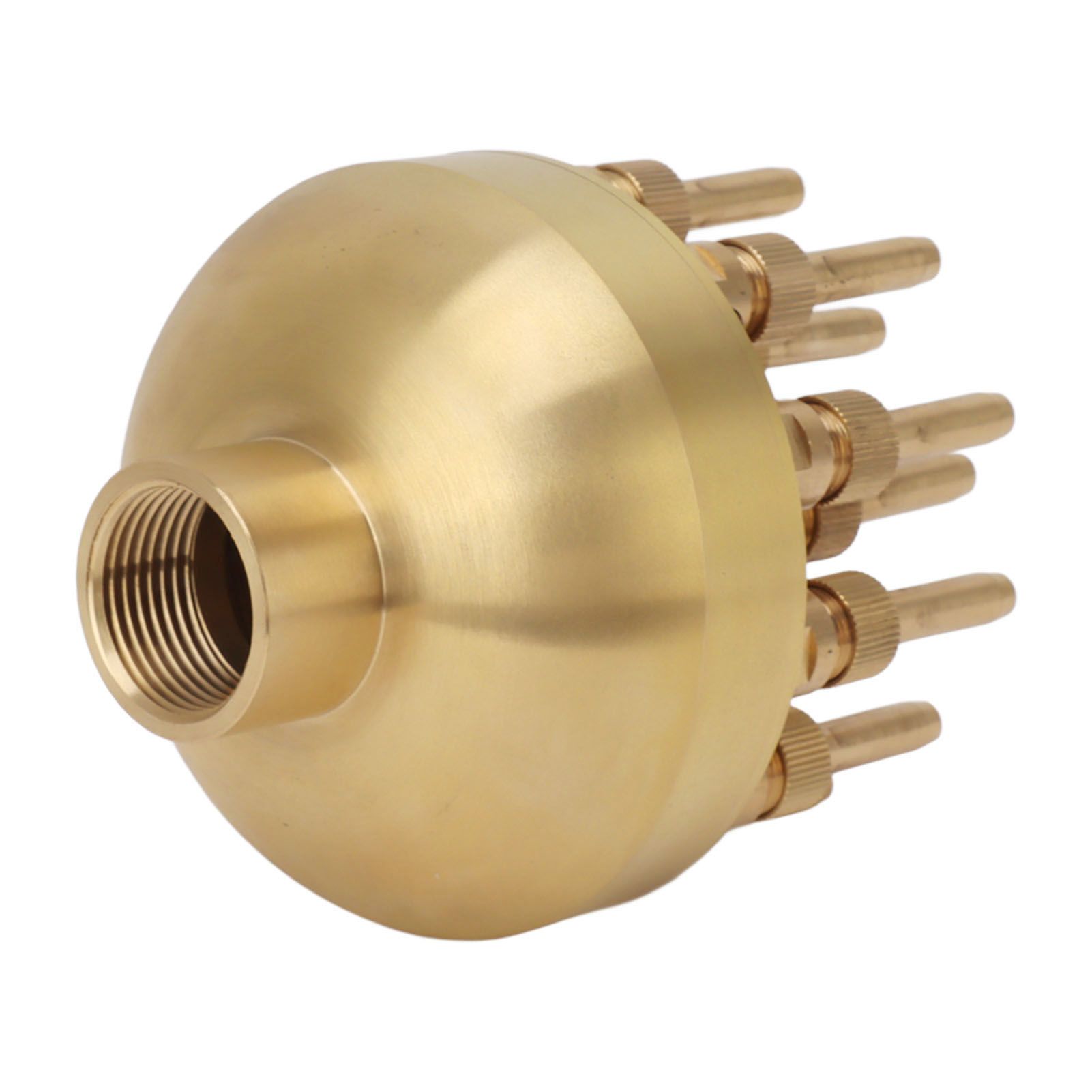 Fountain Nozzle Brass 3 Layers Adjustable Water Fountain Nozzle Spray Sprinkler for Garden Park Pond Pool Waterscape G1 Inch - Image 6