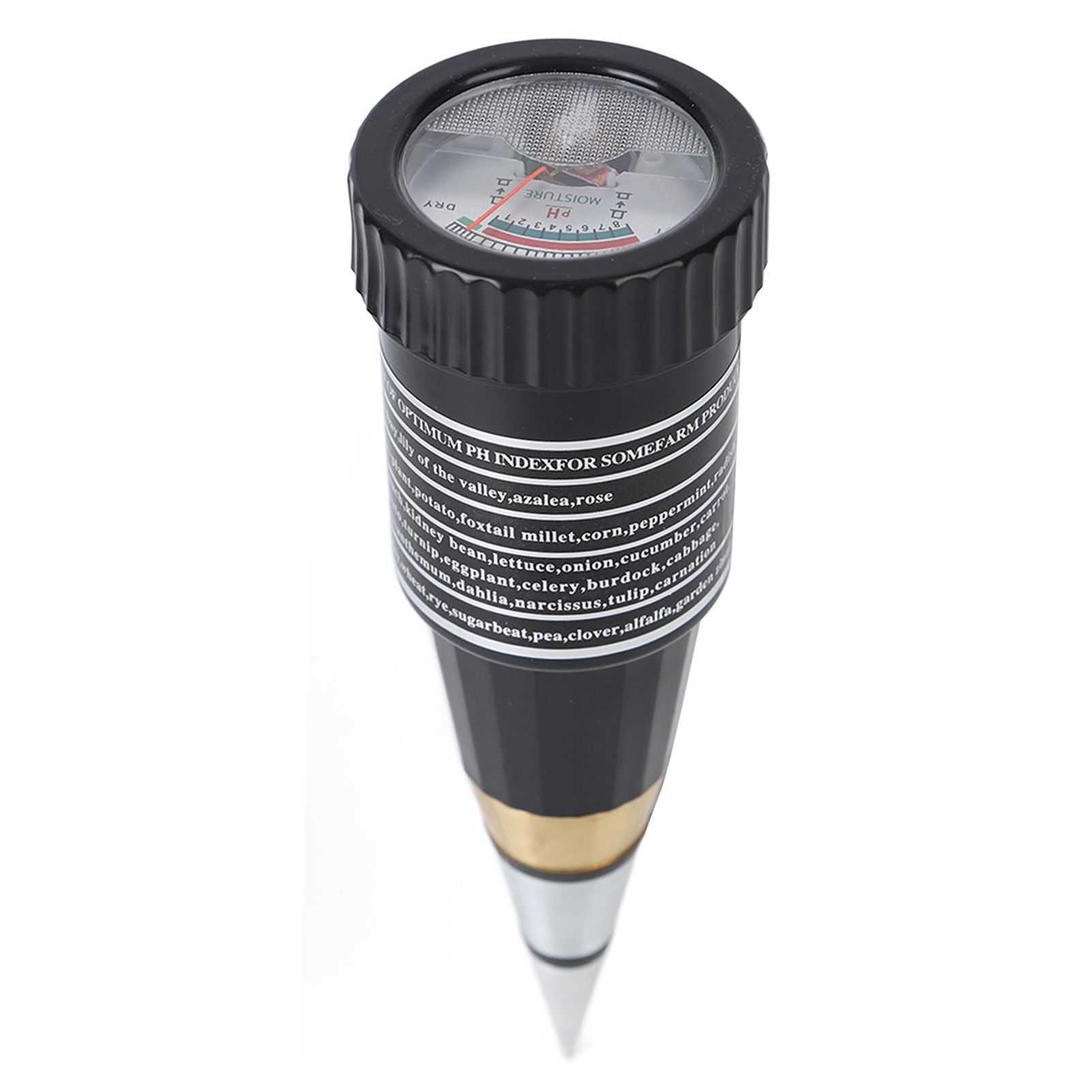 2 In 1 Soil Tester Cone Soil Moisture PH Meter Moisture Test Meter PH Detector Instrument for Outdoor Plants - Image 2
