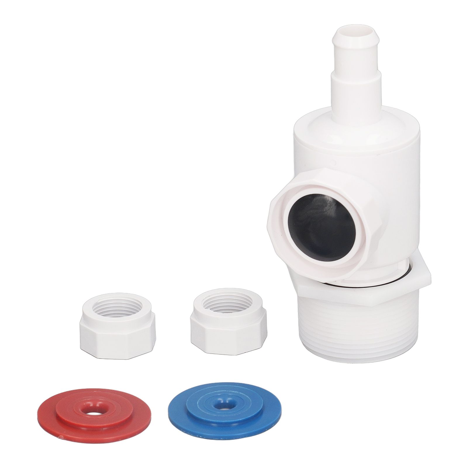 Pool Cleaner Connector Assembly Universal Wall Fitting Connector Assembly With 2pcs Nut For Polaris Zodiac 91009001 - Image 1