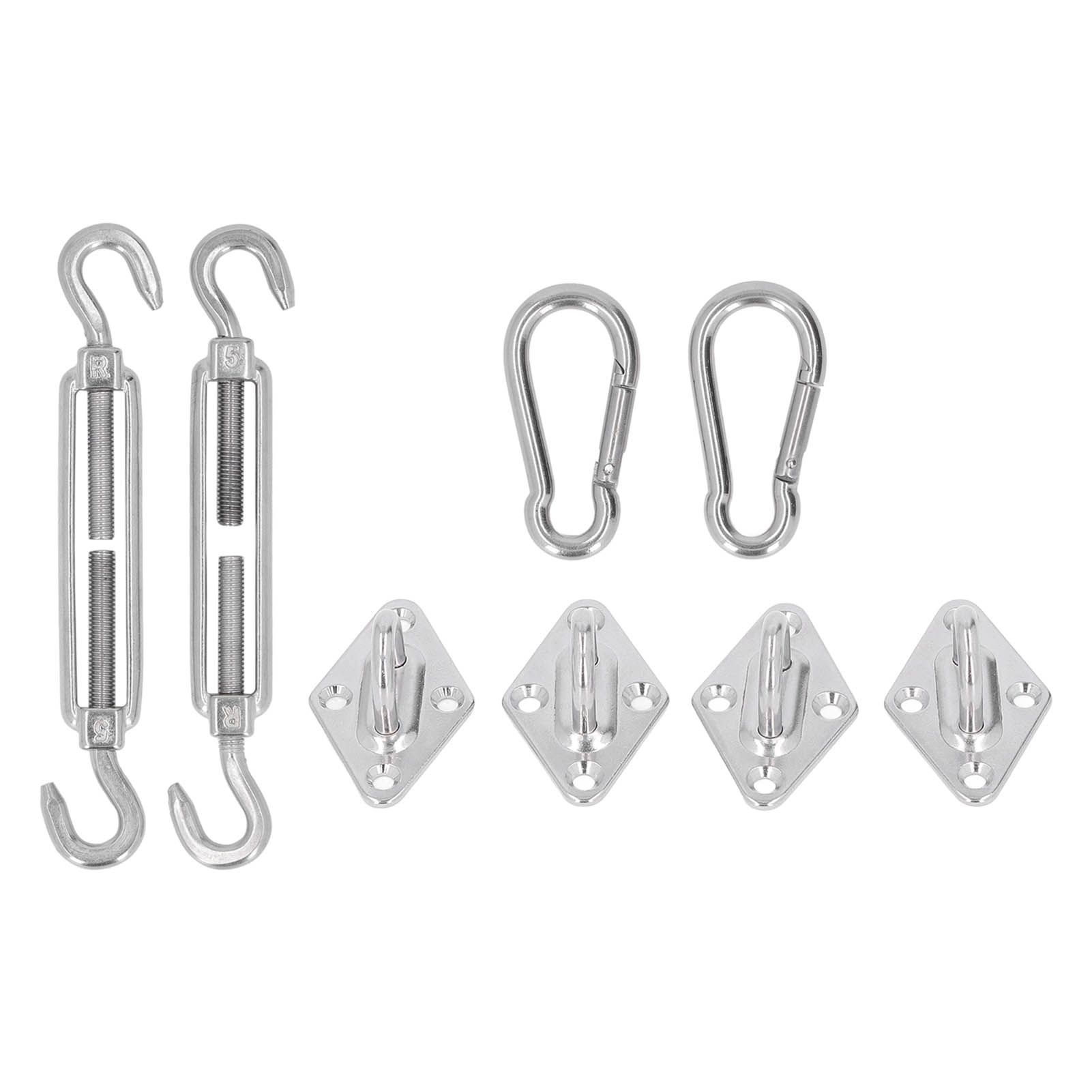 Sun Shade Sail Hardware Kit Canopy Installation Buckle Set for Rectangle and Square Awning 5mm - Image 2