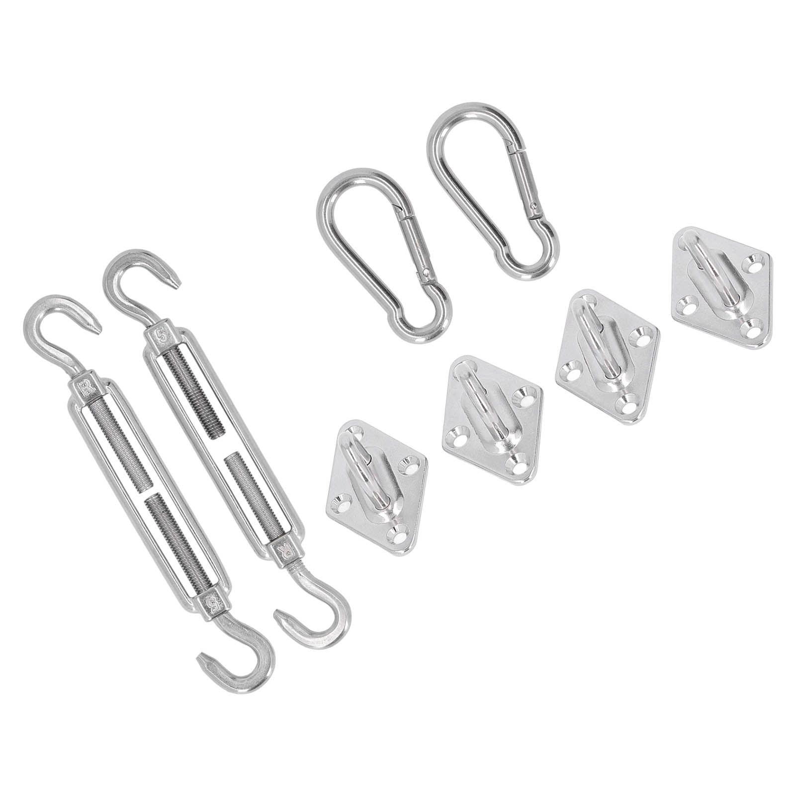 Sun Shade Sail Hardware Kit Canopy Installation Buckle Set for Rectangle and Square Awning 5mm - Image 3