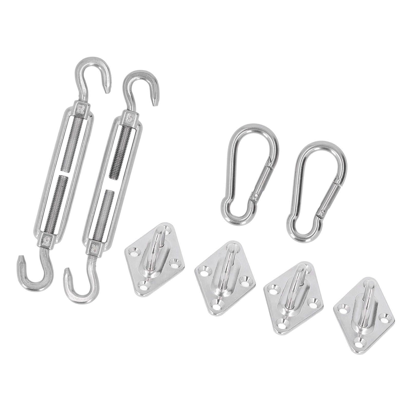 Sun Shade Sail Hardware Kit Canopy Installation Buckle Set for Rectangle and Square Awning 5mm - Image 4