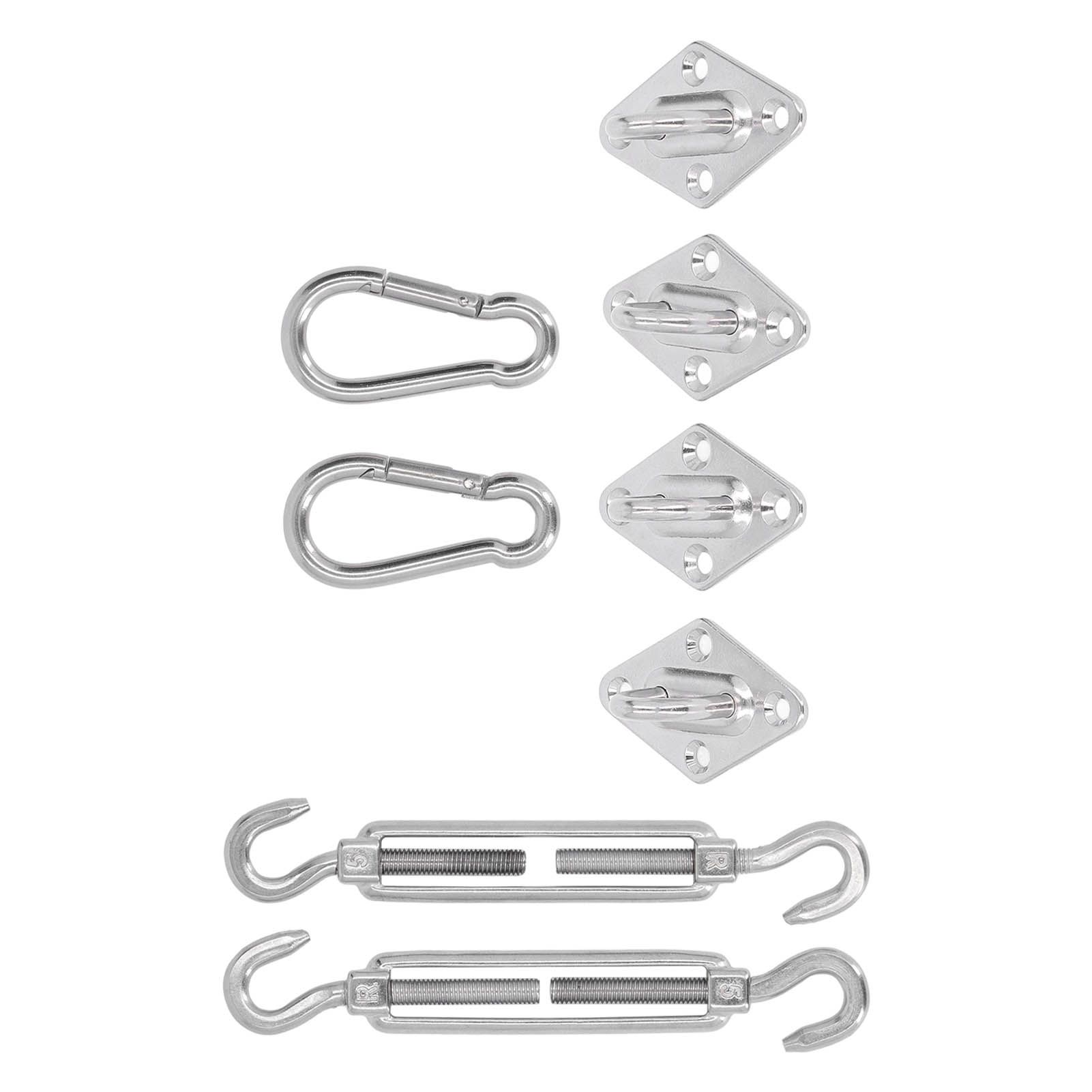 Sun Shade Sail Hardware Kit Canopy Installation Buckle Set for Rectangle and Square Awning 5mm - Image 6