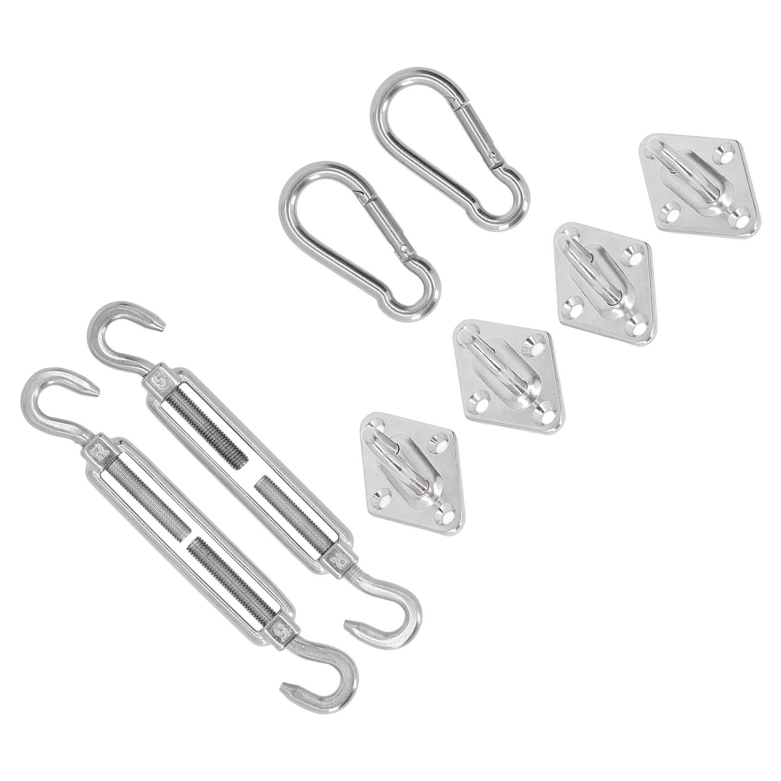 Sun Shade Sail Hardware Kit Canopy Installation Buckle Set for Rectangle and Square Awning 5mm - Image 7