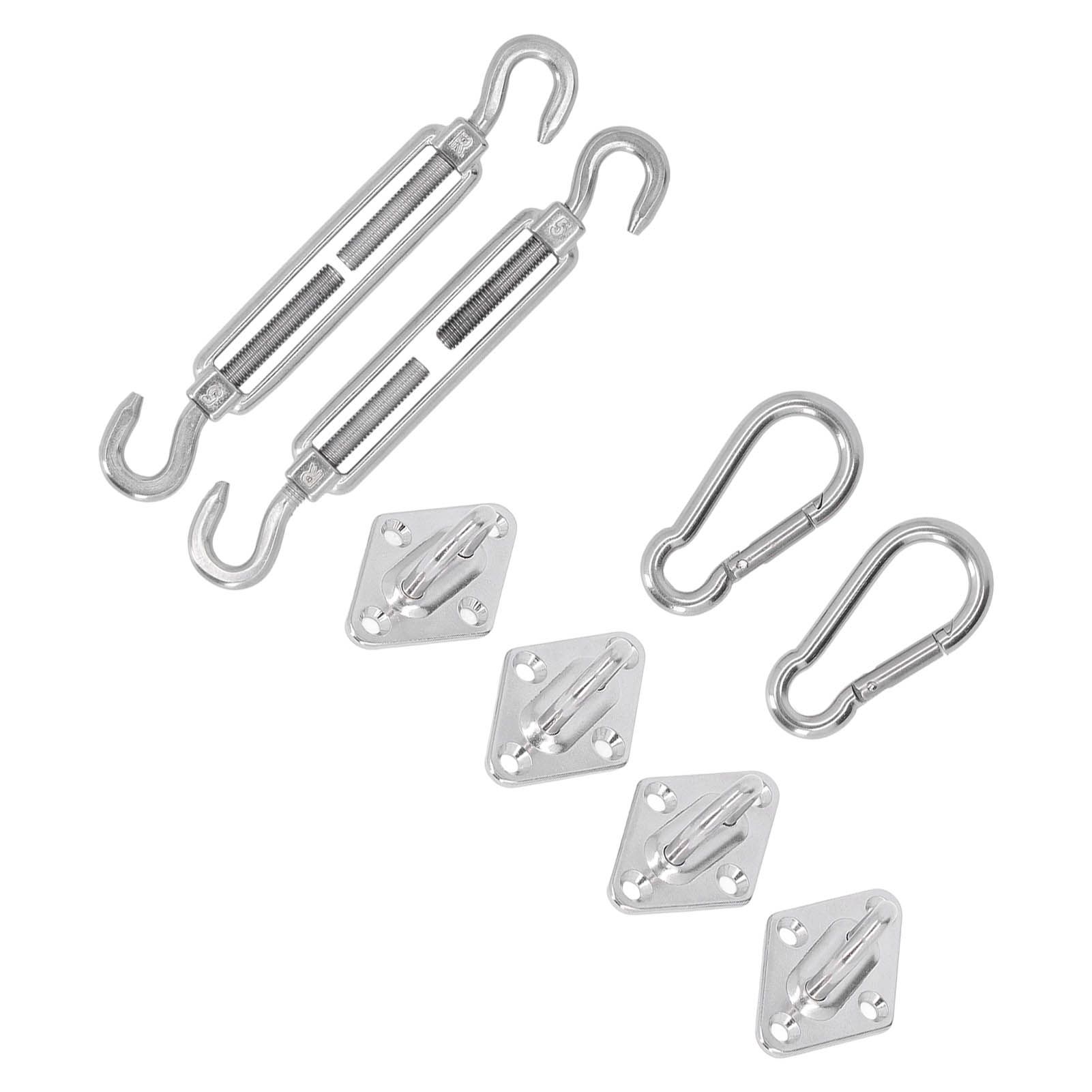 Sun Shade Sail Hardware Kit Canopy Installation Buckle Set for Rectangle and Square Awning 5mm - Image 8