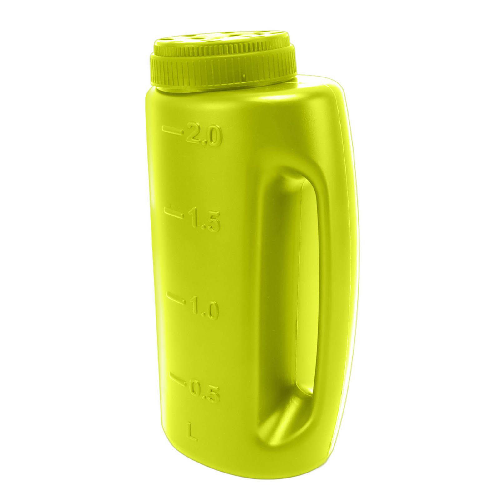 Handheld Fertilizer Spreader Hand Held Grass Seed Spreader Crop Spreading Salt Sowing Pot Green - Image 5