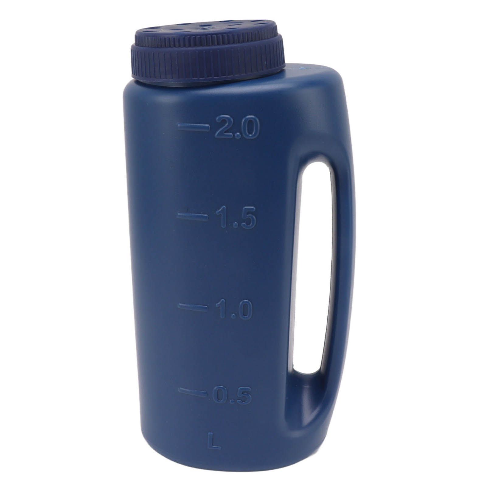 Handheld Fertilizer Spreader Hand Held Grass Seed Spreader Crop Spreading Salt Sowing Pot Blue - Image 3
