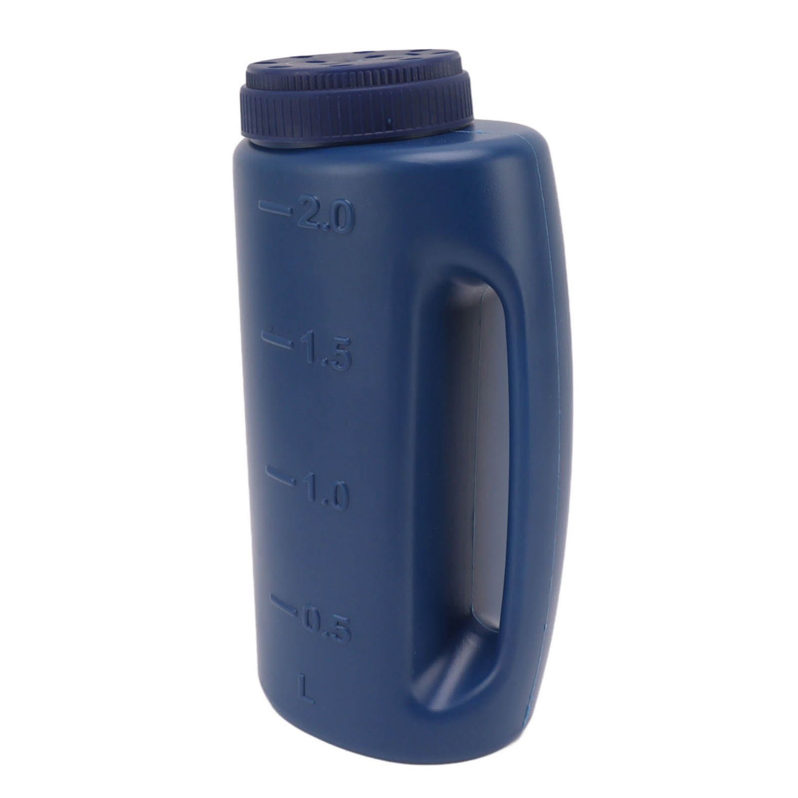 Handheld Fertilizer Spreader Hand Held Grass Seed Spreader Crop Spreading Salt Sowing Pot Blue - Image 4