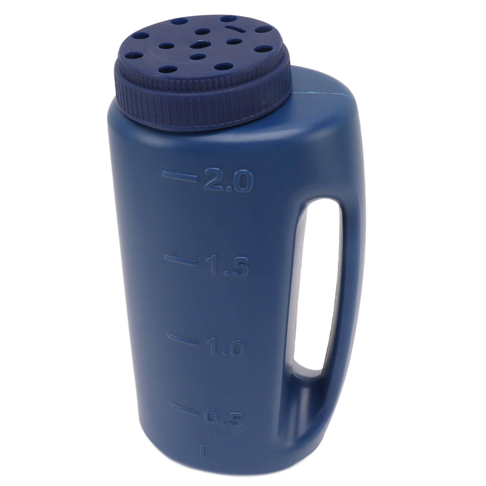 Handheld Fertilizer Spreader Hand Held Grass Seed Spreader Crop Spreading Salt Sowing Pot Blue - Image 5