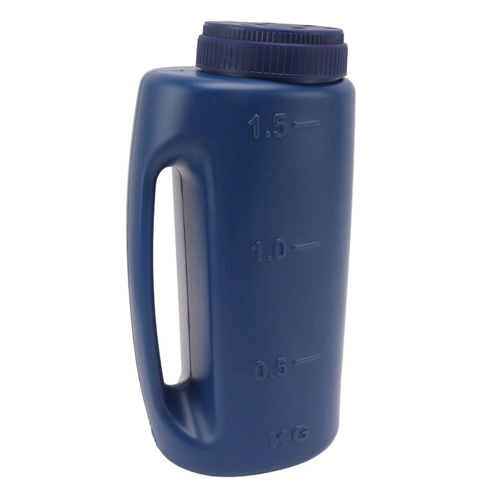 Handheld Fertilizer Spreader Hand Held Grass Seed Spreader Crop Spreading Salt Sowing Pot Blue - Image 6