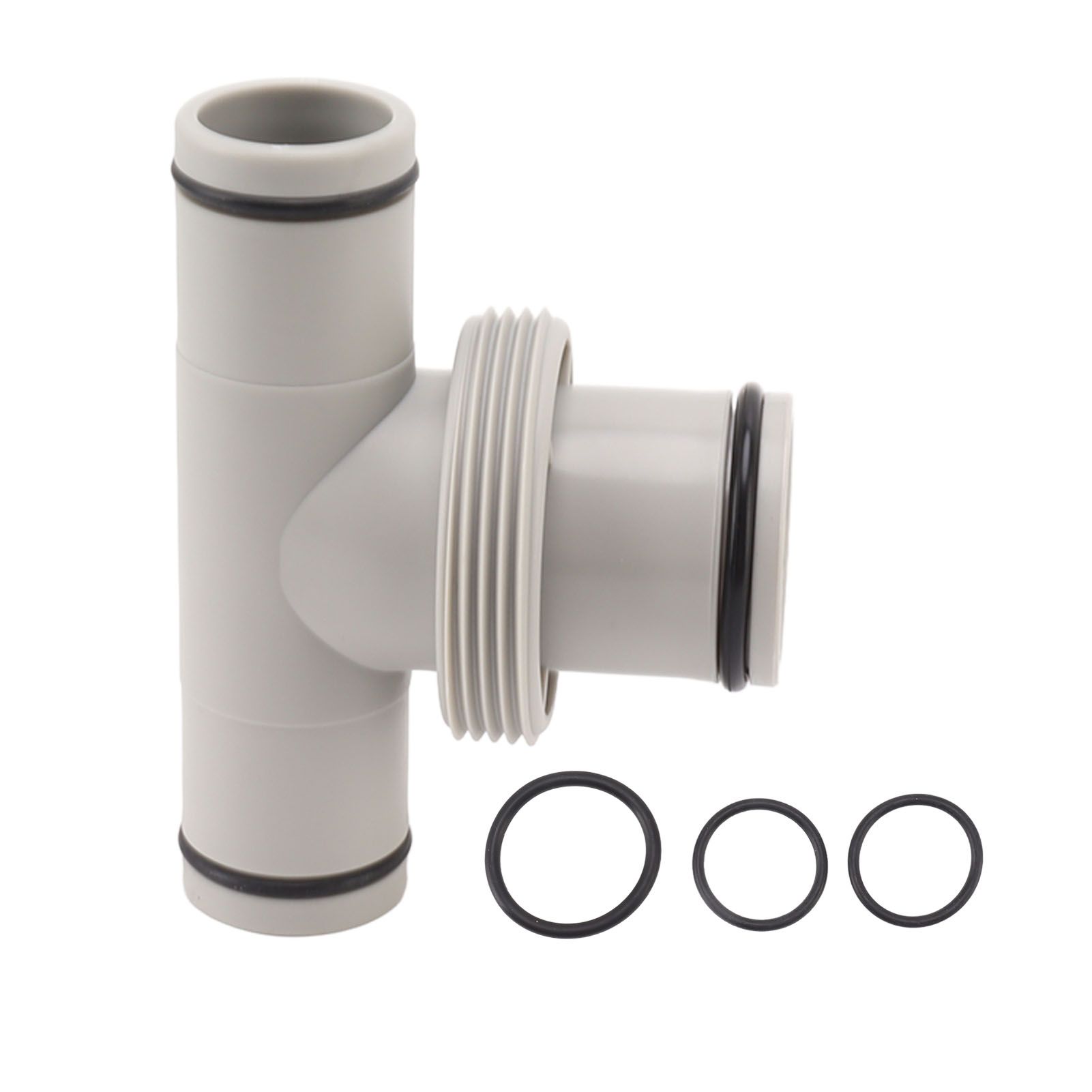 Pool Hose Adapter T Shape Threaded Pump Connector 1.5in to 1.25in Connection Hose Plunger for Pool Maintenance - Image 1