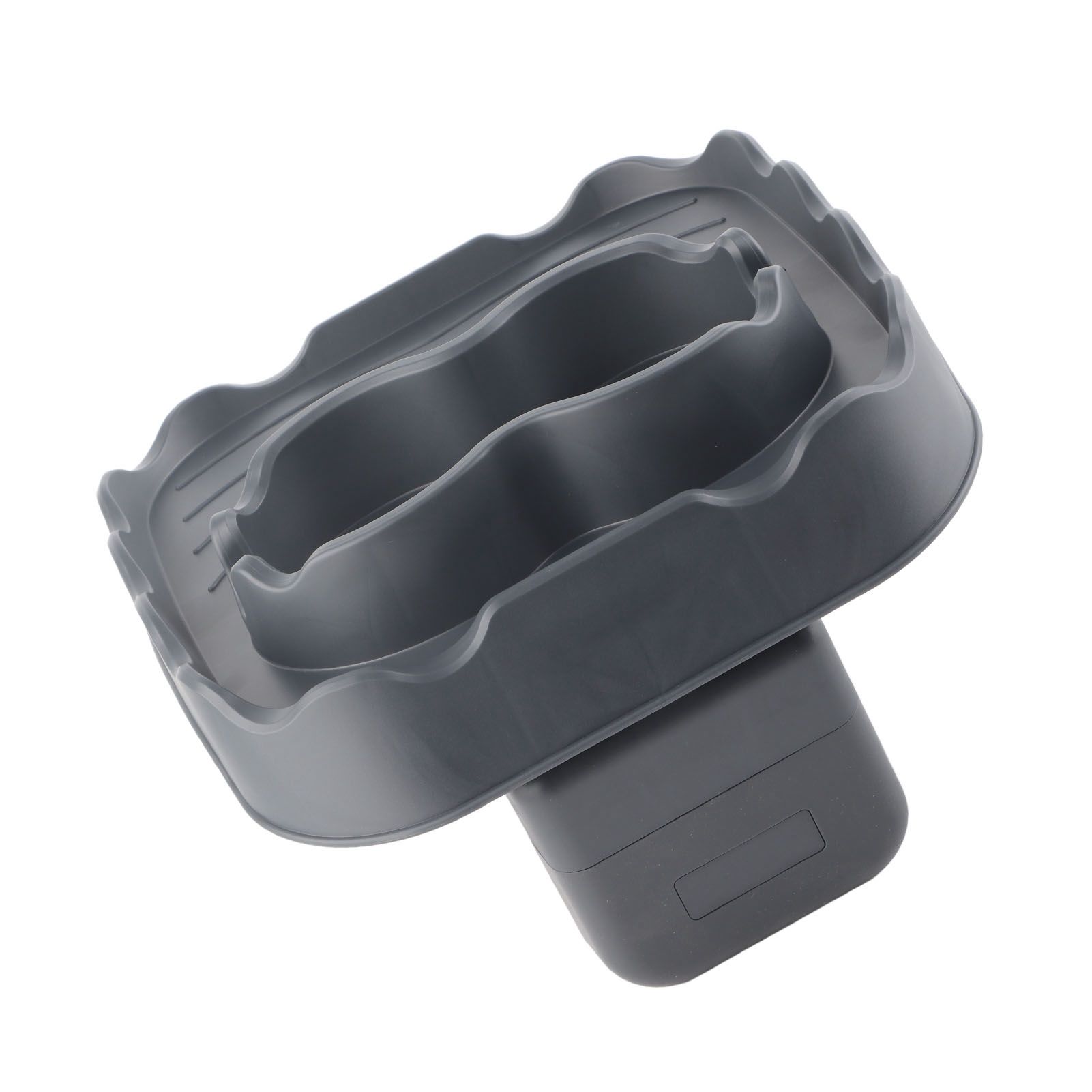 Hot Tub Table Tray with Drain Holes Anti Slip Adjustable Hot Tub Side Table for Swimming Pools SPA Bathtub Grey - Image 4