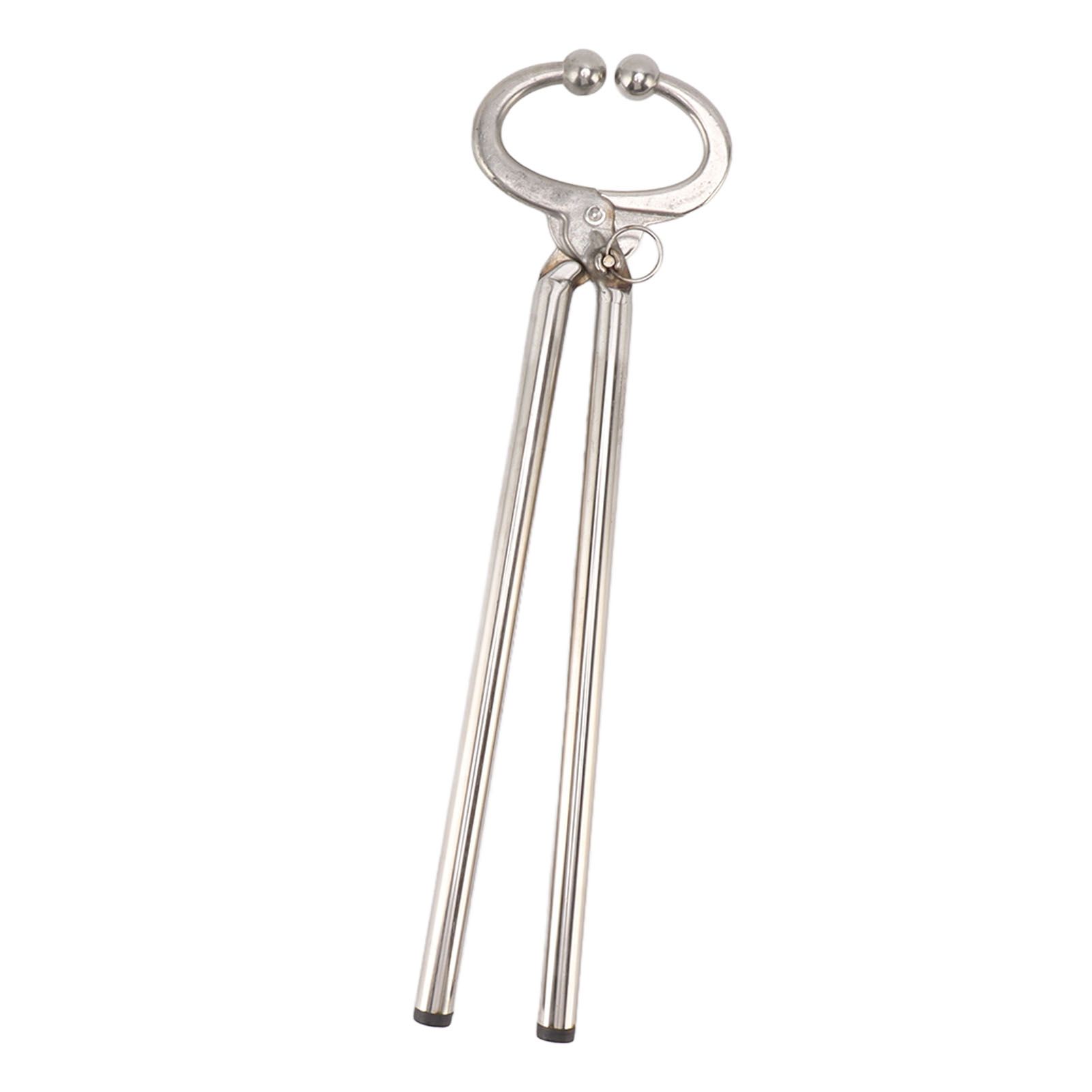 Cow Nose Plier Stainless Steel Automatic Locking Bull Cattle Nose Ring Pliers for Farm Ranch - Image 2