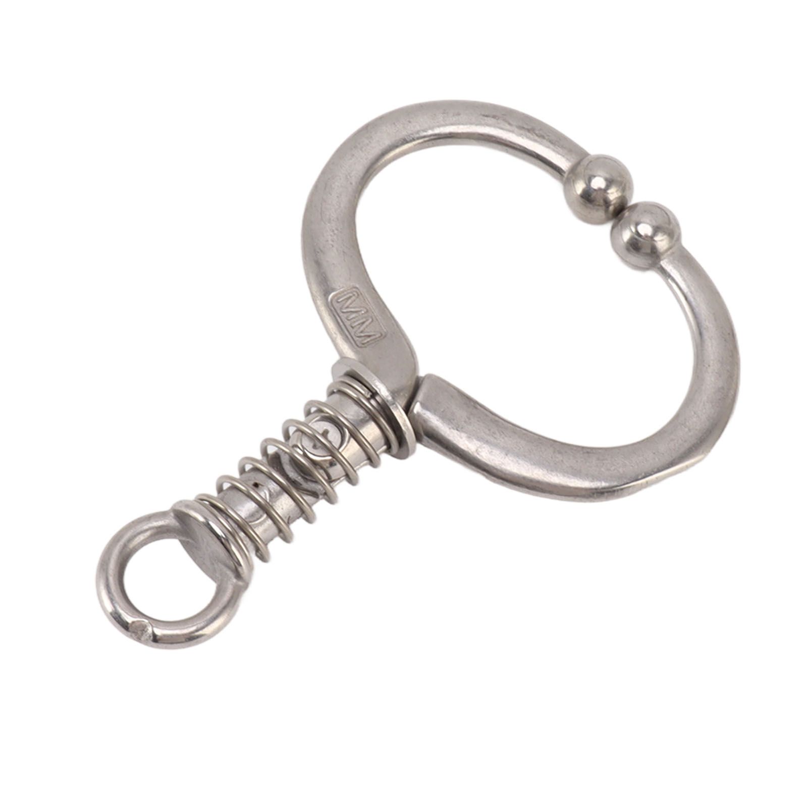 Cattle Nose Ring Durable Stainless Steel Cattle Ring Spherical Cattle Ring Clamp Traction for Home Farm HL Q4D - Image 1