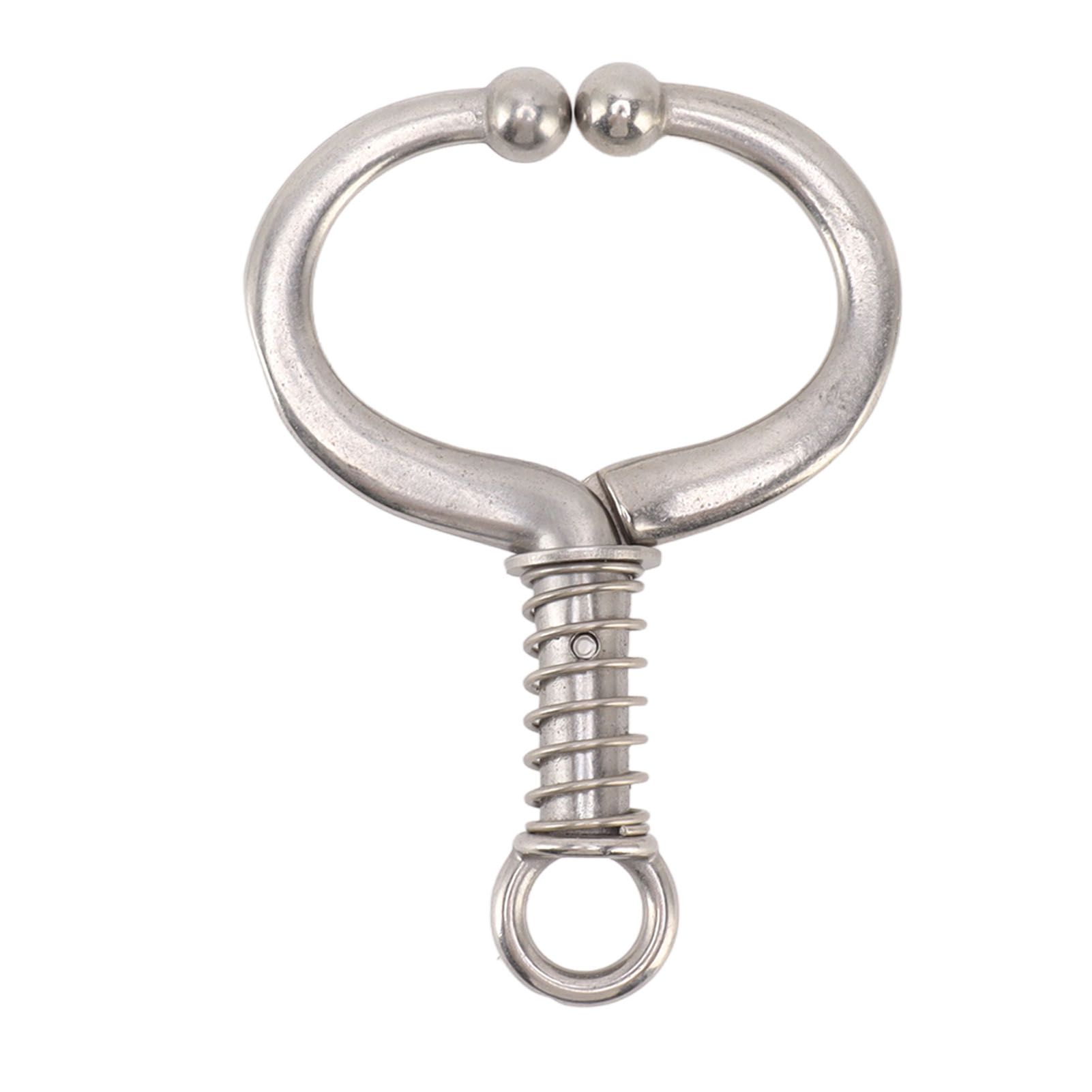 Cattle Nose Ring Durable Stainless Steel Cattle Ring Spherical Cattle Ring Clamp Traction for Home Farm HL Q4D - Image 3