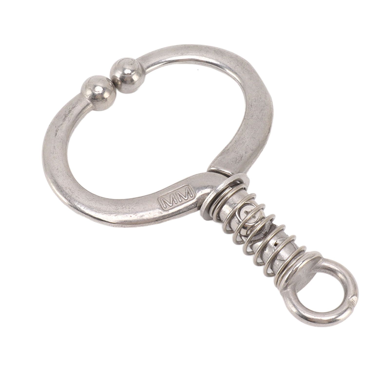 Cattle Nose Ring Durable Stainless Steel Cattle Ring Spherical Cattle Ring Clamp Traction for Home Farm HL Q4D - Image 4