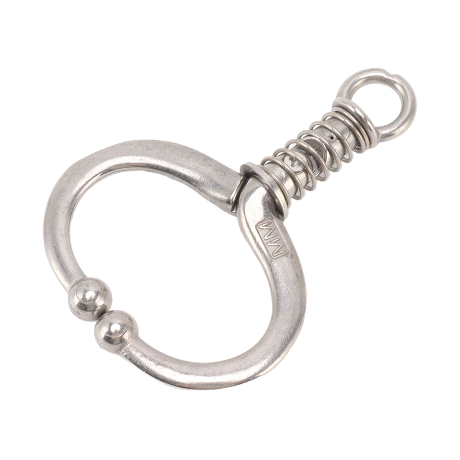 Cattle Nose Ring Durable Stainless Steel Cattle Ring Spherical Cattle Ring Clamp Traction for Home Farm HL Q4D - Image 5
