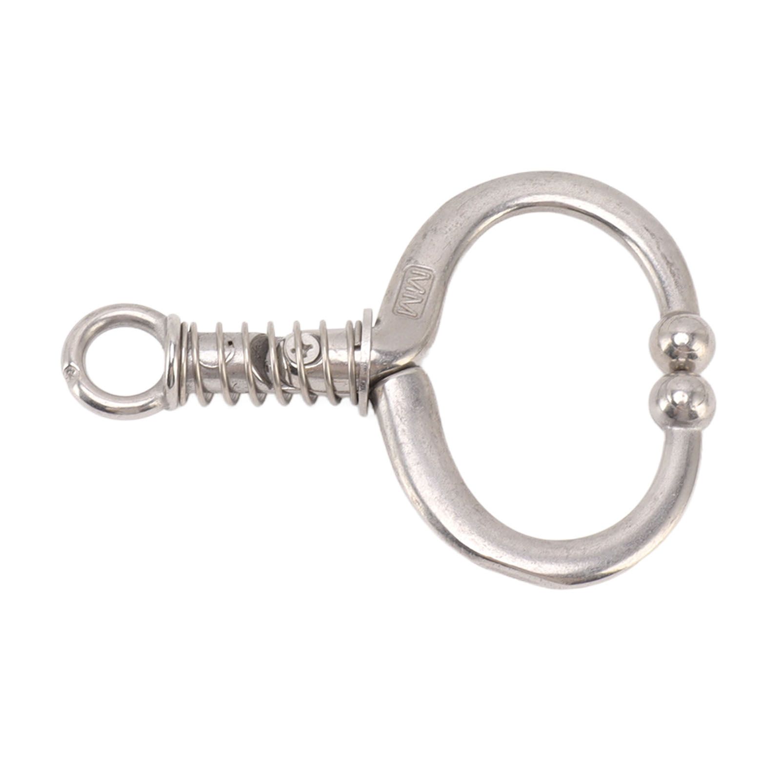 Cattle Nose Ring Durable Stainless Steel Cattle Ring Spherical Cattle Ring Clamp Traction for Home Farm HL Q4D - Image 8