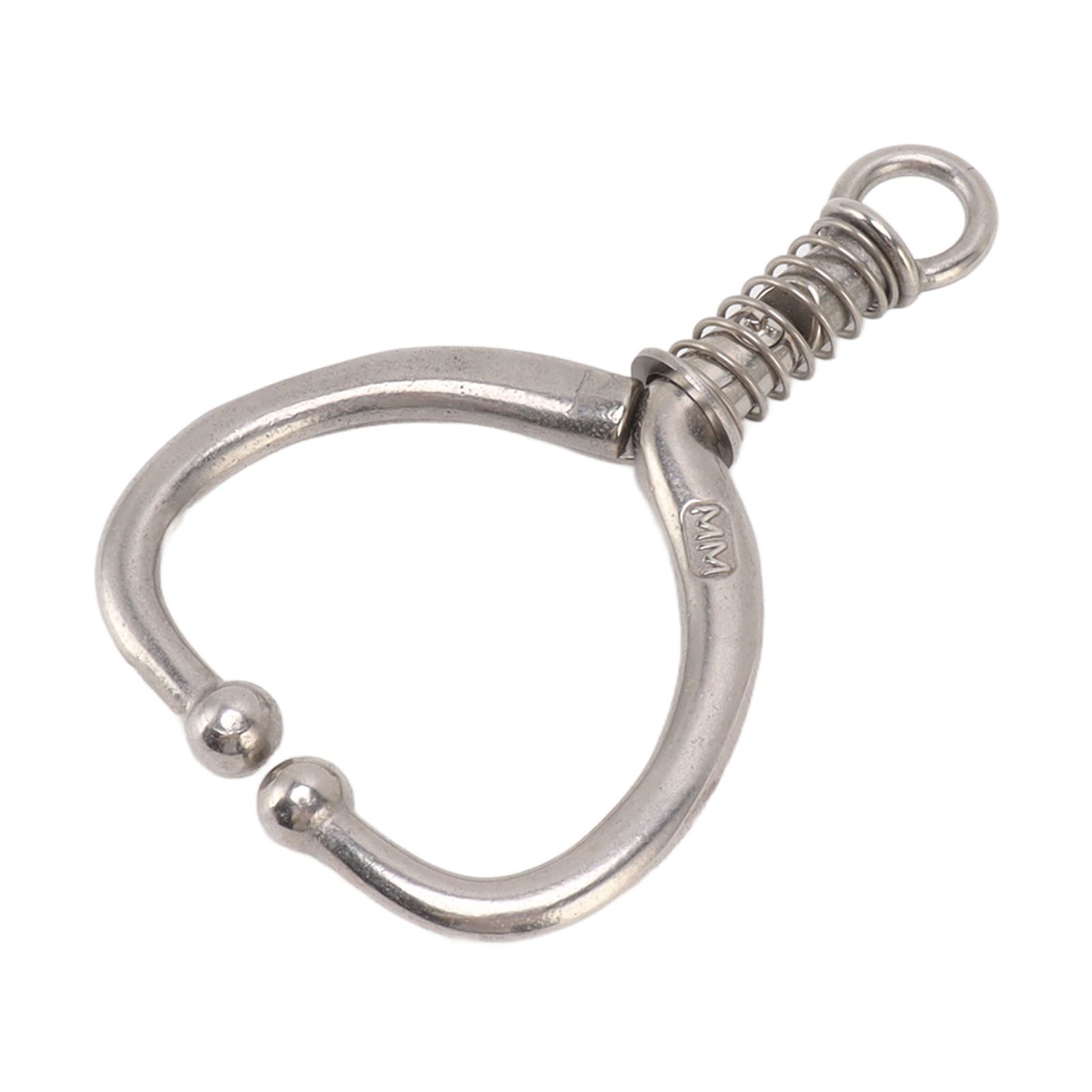 Cattle Nose Ring Durable Stainless Steel Cattle Ring Spherical Cattle Ring Clamp Traction for Home Farm HL Q4E - Image 1