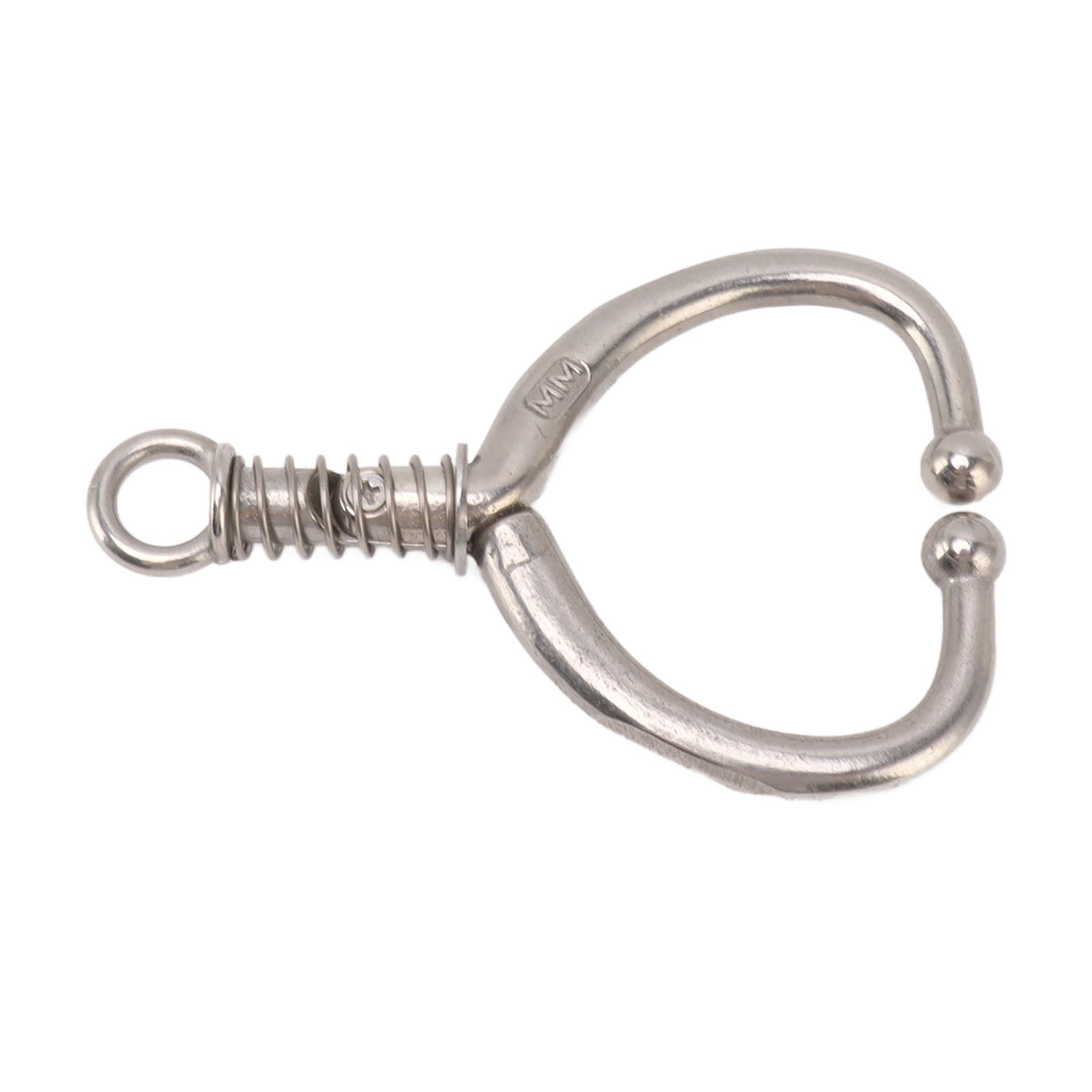 Cattle Nose Ring Durable Stainless Steel Cattle Ring Spherical Cattle Ring Clamp Traction for Home Farm HL Q4E - Image 3
