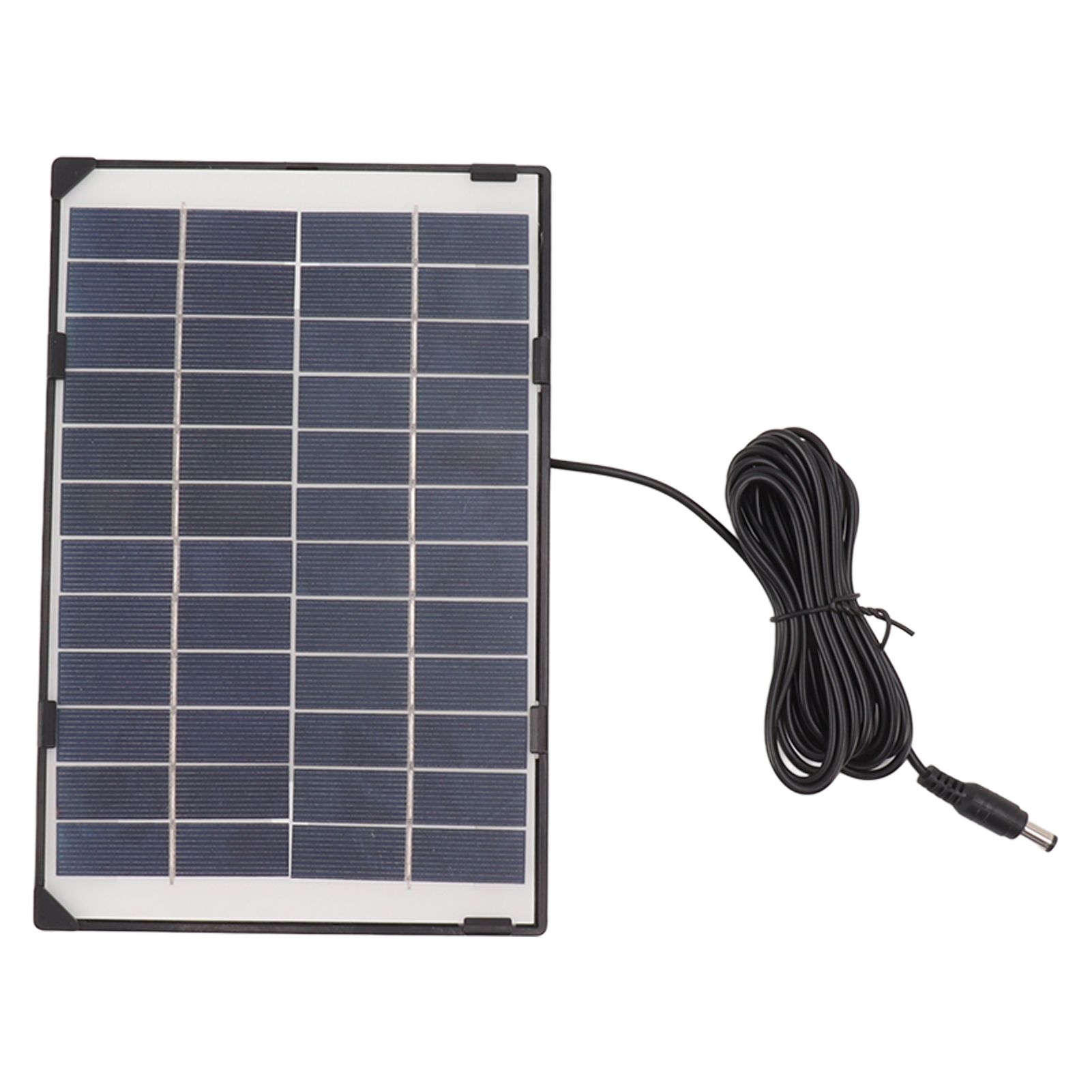 6W 12V Polycrystalline Silicon Solar Panel 6W 12V DC5521 Camera Solar Panel Outdoor Home Surveillance Lighting Charger - Image 1