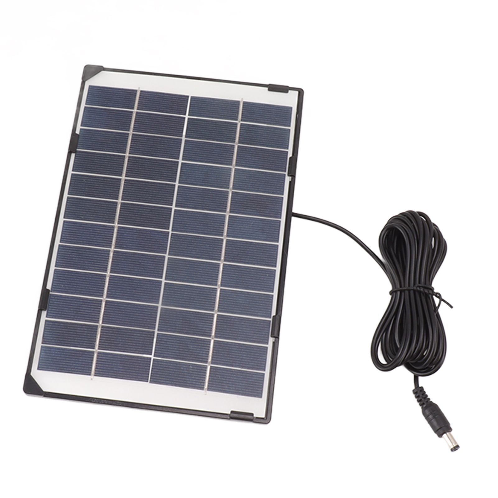 6W 12V Polycrystalline Silicon Solar Panel 6W 12V DC5521 Camera Solar Panel Outdoor Home Surveillance Lighting Charger - Image 4