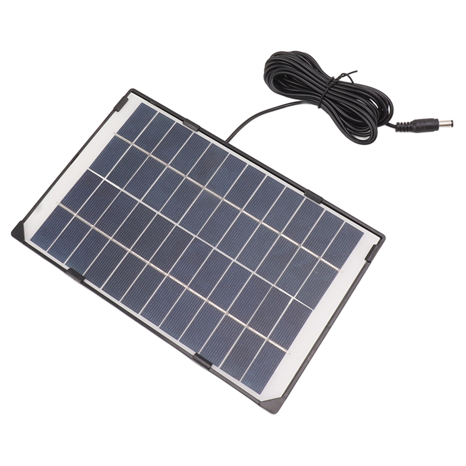 6W 12V Polycrystalline Silicon Solar Panel 6W 12V DC5521 Camera Solar Panel Outdoor Home Surveillance Lighting Charger - Image 6