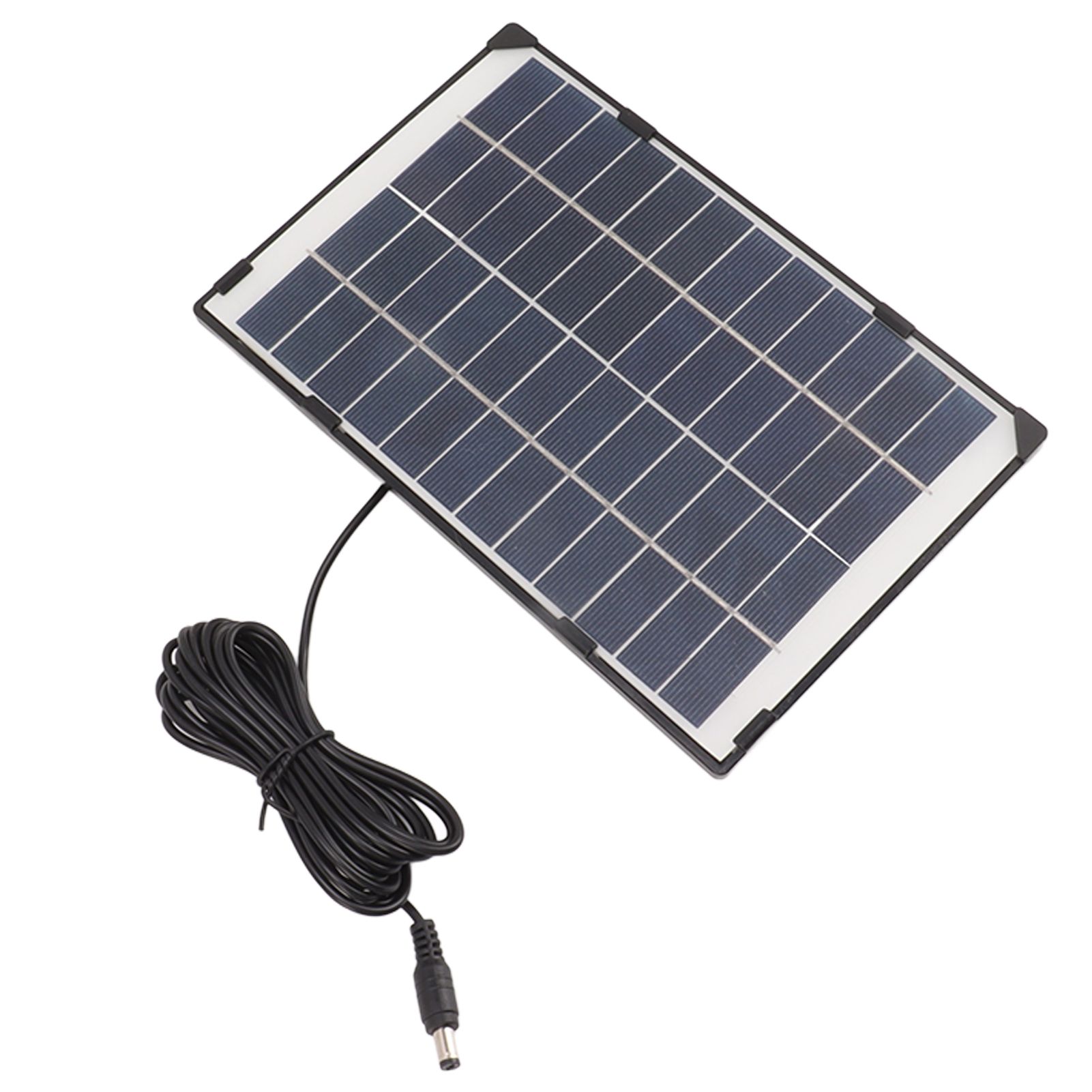 6W 12V Polycrystalline Silicon Solar Panel 6W 12V DC5521 Camera Solar Panel Outdoor Home Surveillance Lighting Charger - Image 8