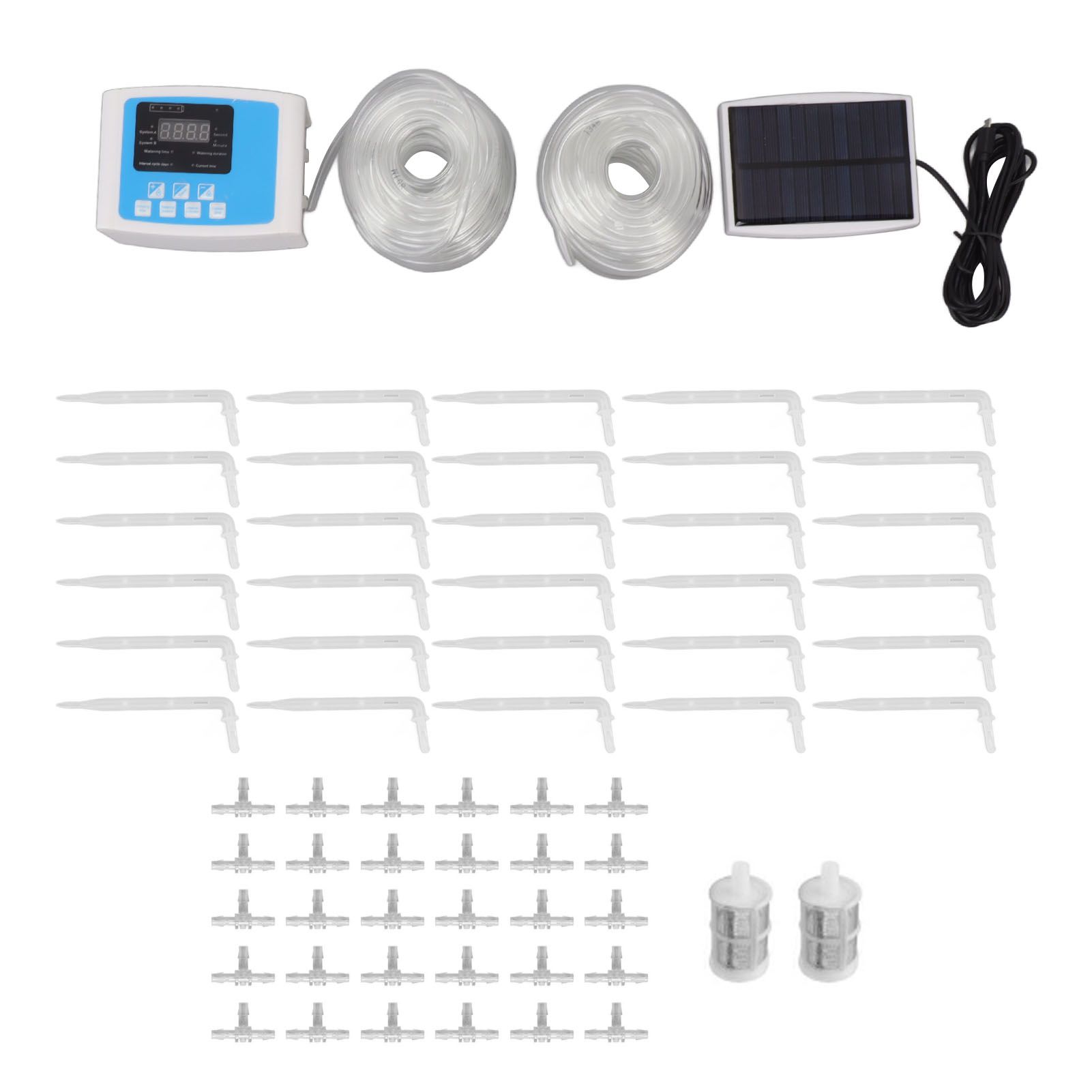 Automatic Watering System Durable Garden Automatic Watering Device Timer Drip Irrigation Kit for Garden Yard Farm 20m Tube - Image 1