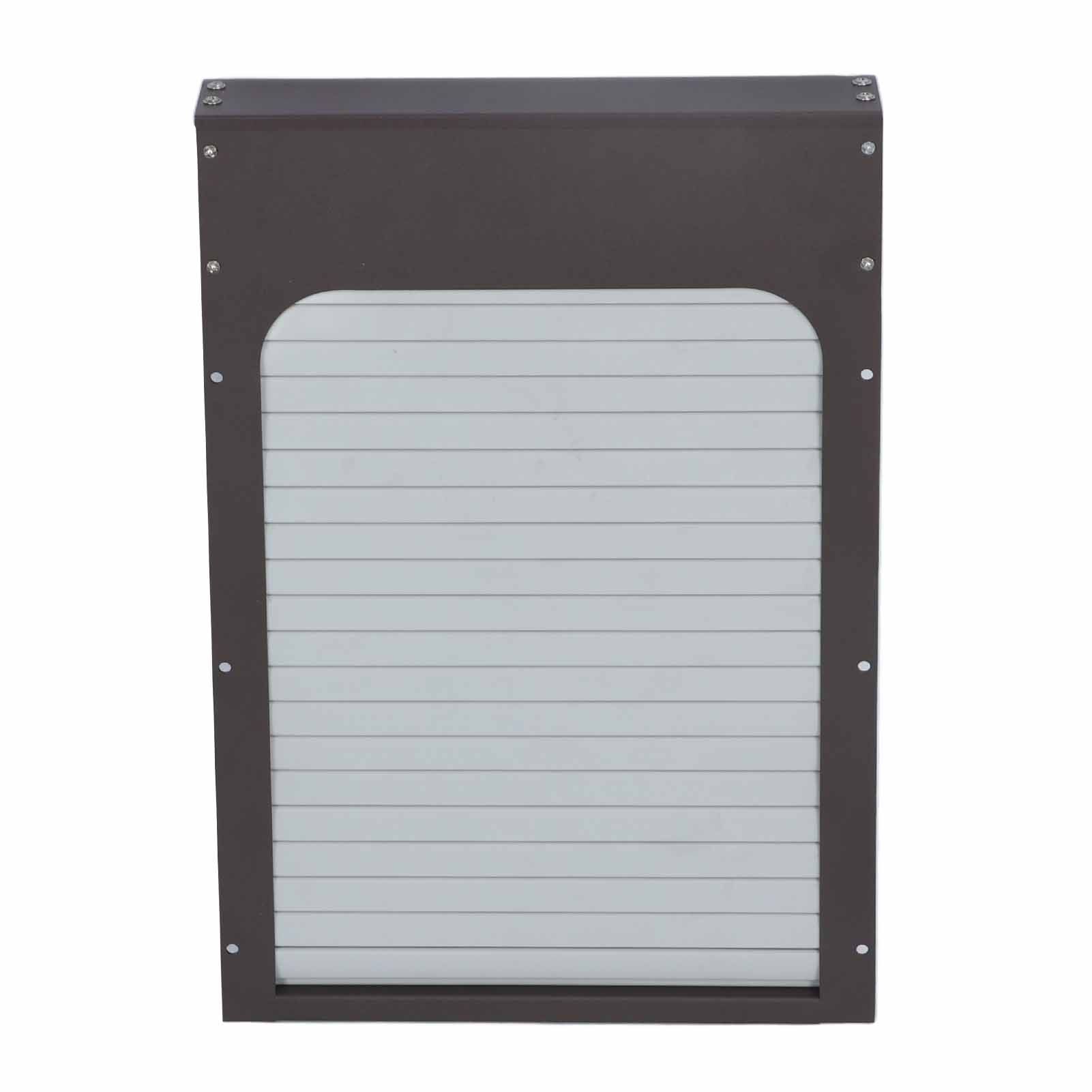 Automatic Chicken Coop Door Metal with Timer Battery Powered for Farm Poultry Habitat Supplies Brown - Image 2