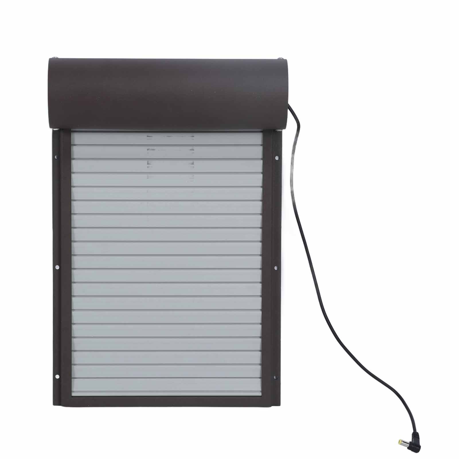 Automatic Chicken Coop Door Metal with Timer Battery Powered for Farm Poultry Habitat Supplies Brown - Image 4