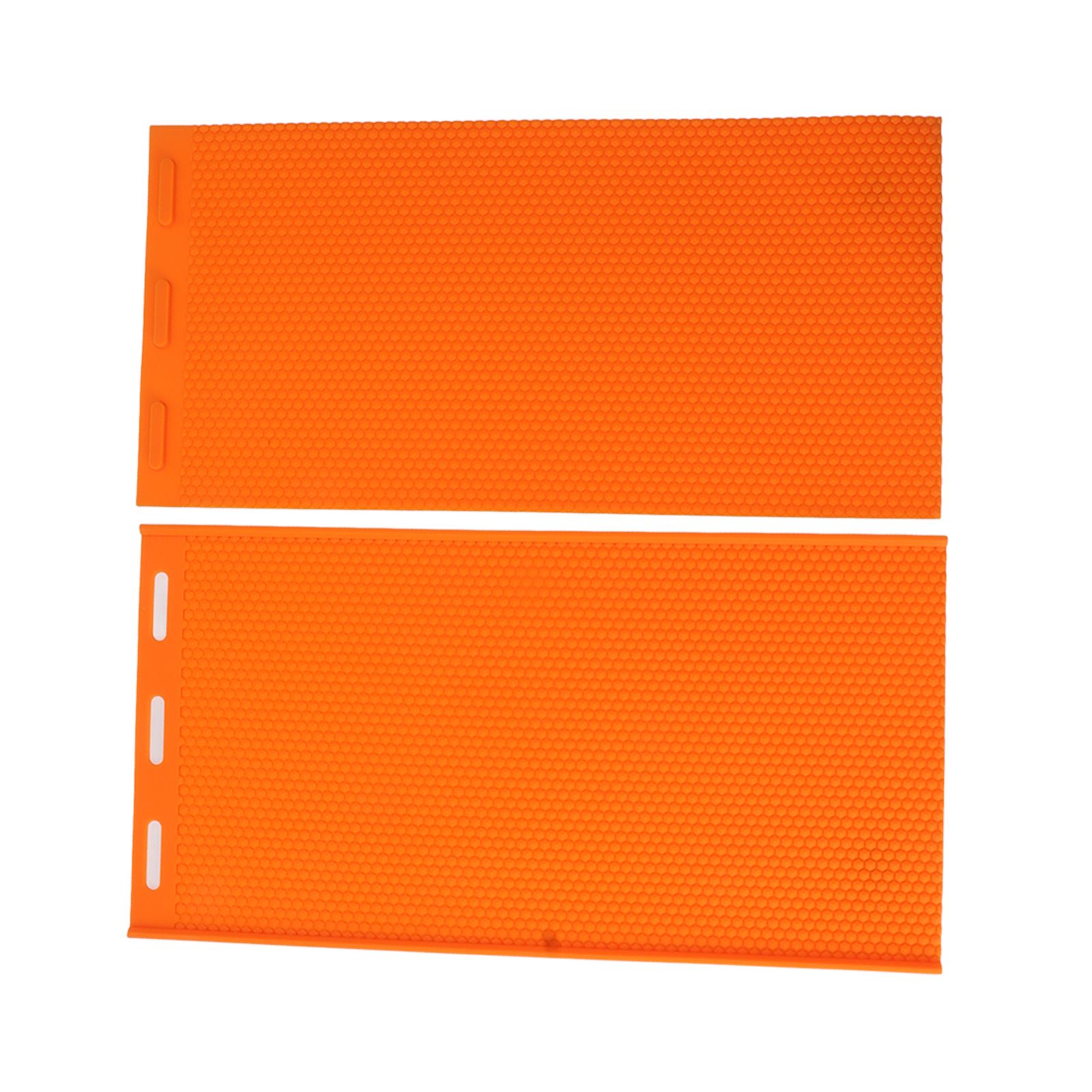 2 Sheets 5.4mm Silicone Beeswax Mold Beeswax Foundation Press Embosser Honeycomb Sheets Mold Bee Keeping Supplies Orange - Image 5