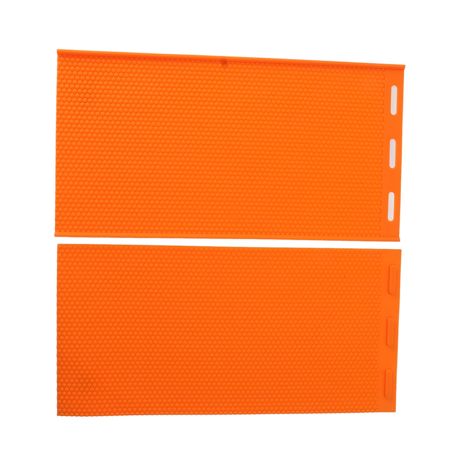 2 Sheets 5.4mm Silicone Beeswax Mold Beeswax Foundation Press Embosser Honeycomb Sheets Mold Bee Keeping Supplies Orange - Image 6