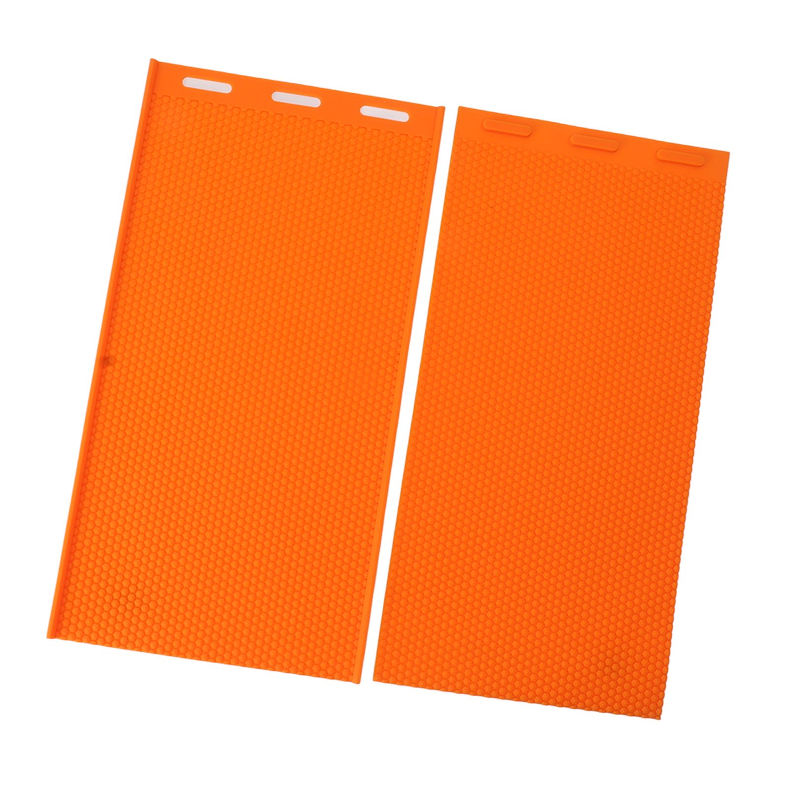 2 Sheets 5.4mm Silicone Beeswax Mold Beeswax Foundation Press Embosser Honeycomb Sheets Mold Bee Keeping Supplies Orange - Image 7