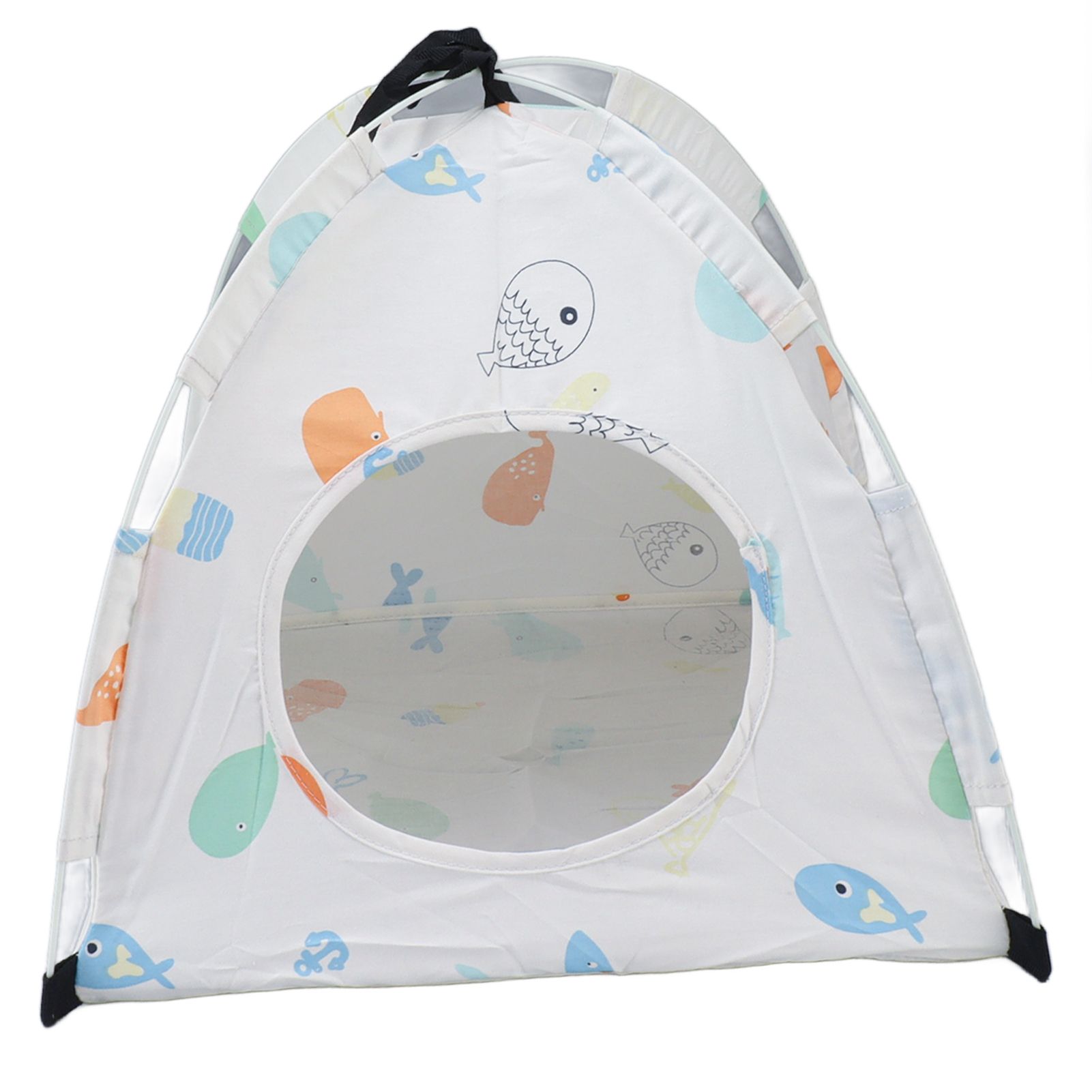 Pet Tent Cartoon Print Detachable Washable Portable Cat Tents for Cats Puppy Small Pets - Image 5