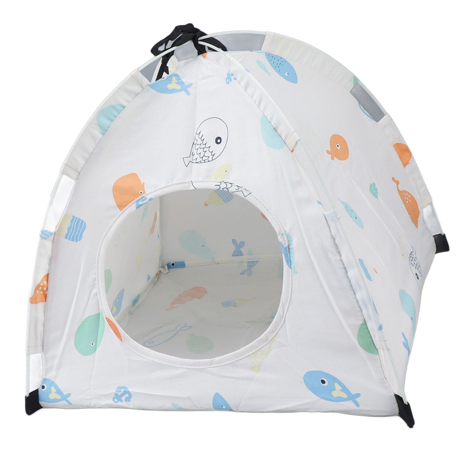 Pet Tent Cartoon Print Detachable Washable Portable Cat Tents for Cats Puppy Small Pets - Image 6