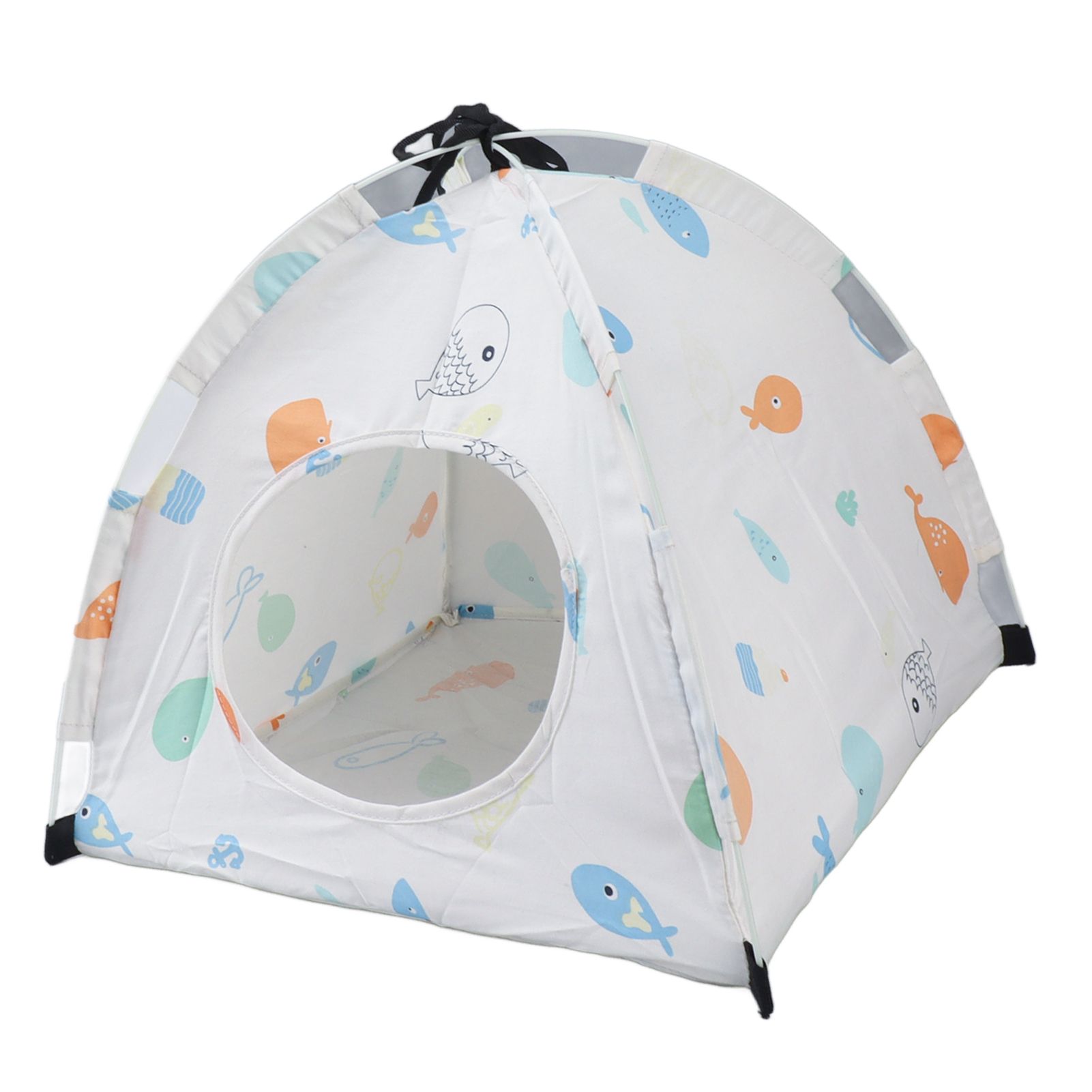 Pet Tent Cartoon Print Detachable Washable Portable Cat Tents for Cats Puppy Small Pets - Image 7