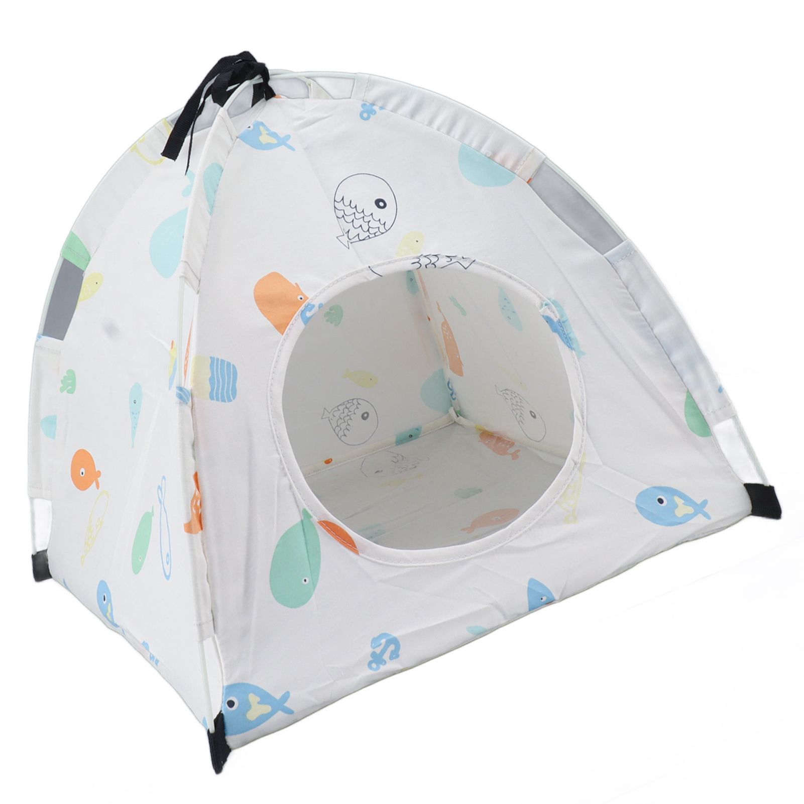 Pet Tent Cartoon Print Detachable Washable Portable Cat Tents for Cats Puppy Small Pets - Image 8