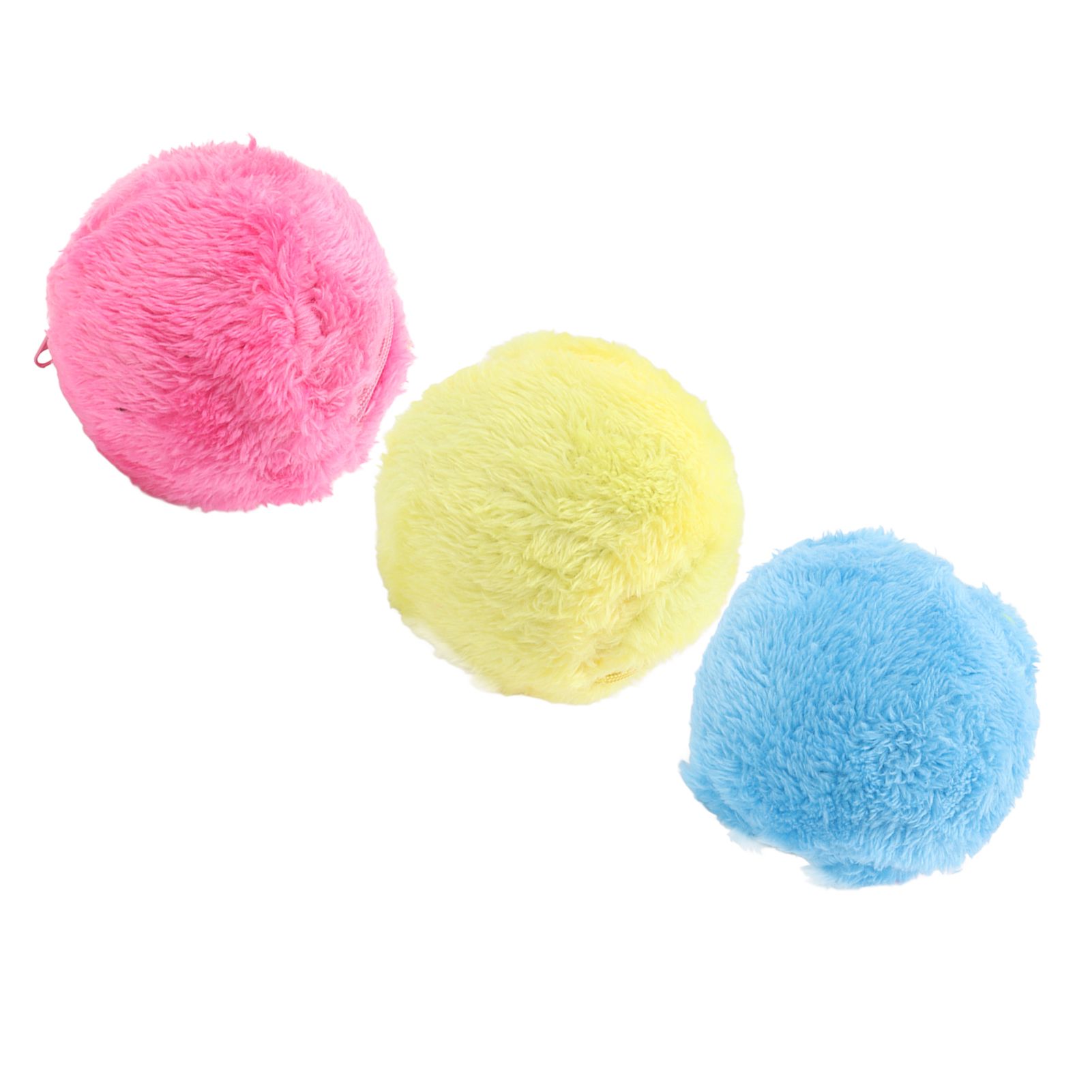 Automatic Rolling Ball Floor Cleaning Attract Attention Pet Interactive Roller Ball Toy with Plush Cover - Image 5