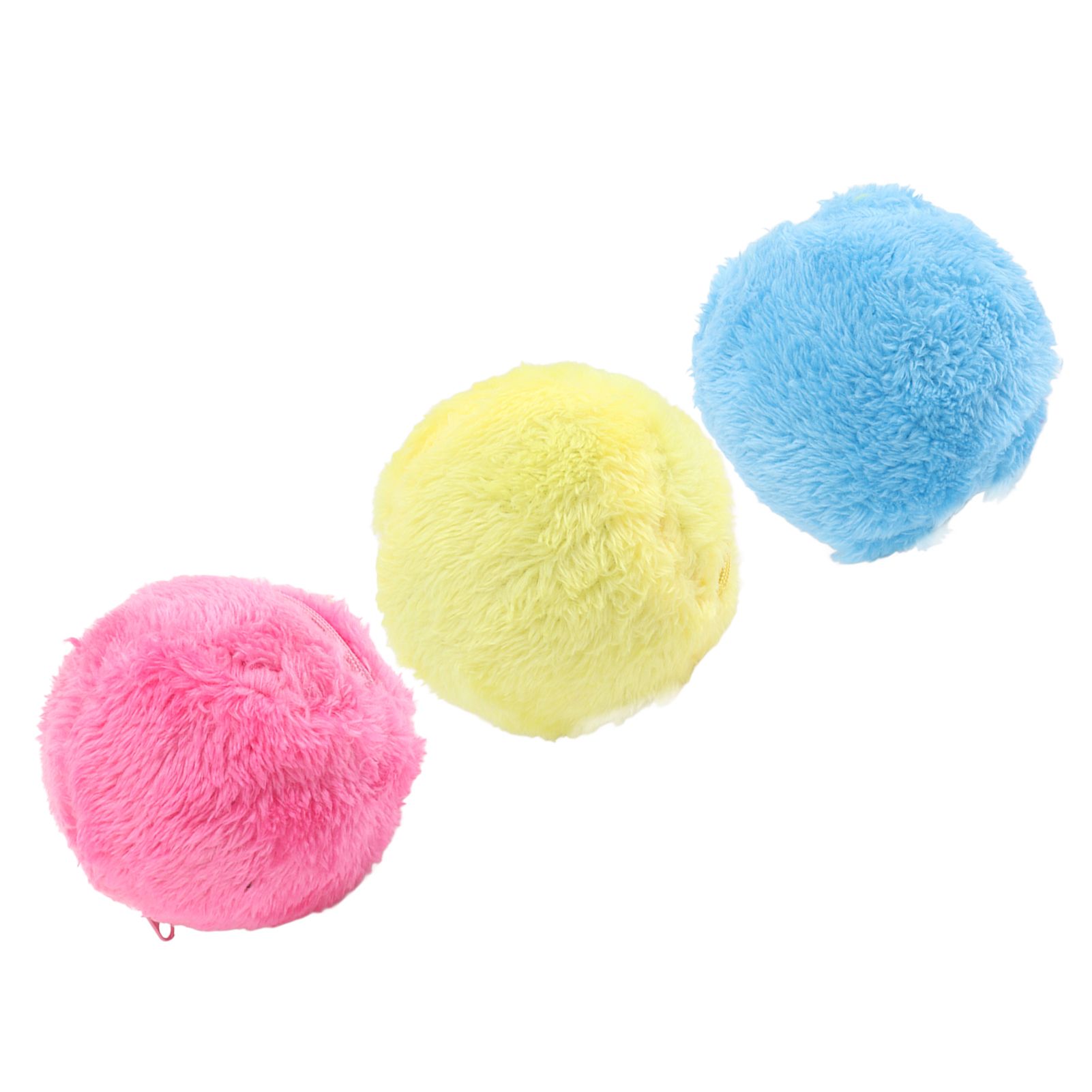 Automatic Rolling Ball Floor Cleaning Attract Attention Pet Interactive Roller Ball Toy with Plush Cover - Image 6