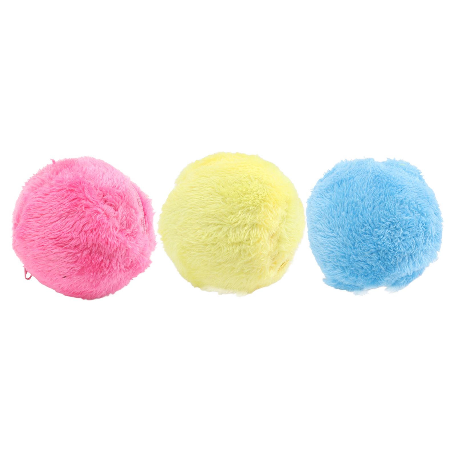 Automatic Rolling Ball Floor Cleaning Attract Attention Pet Interactive Roller Ball Toy with Plush Cover - Image 7