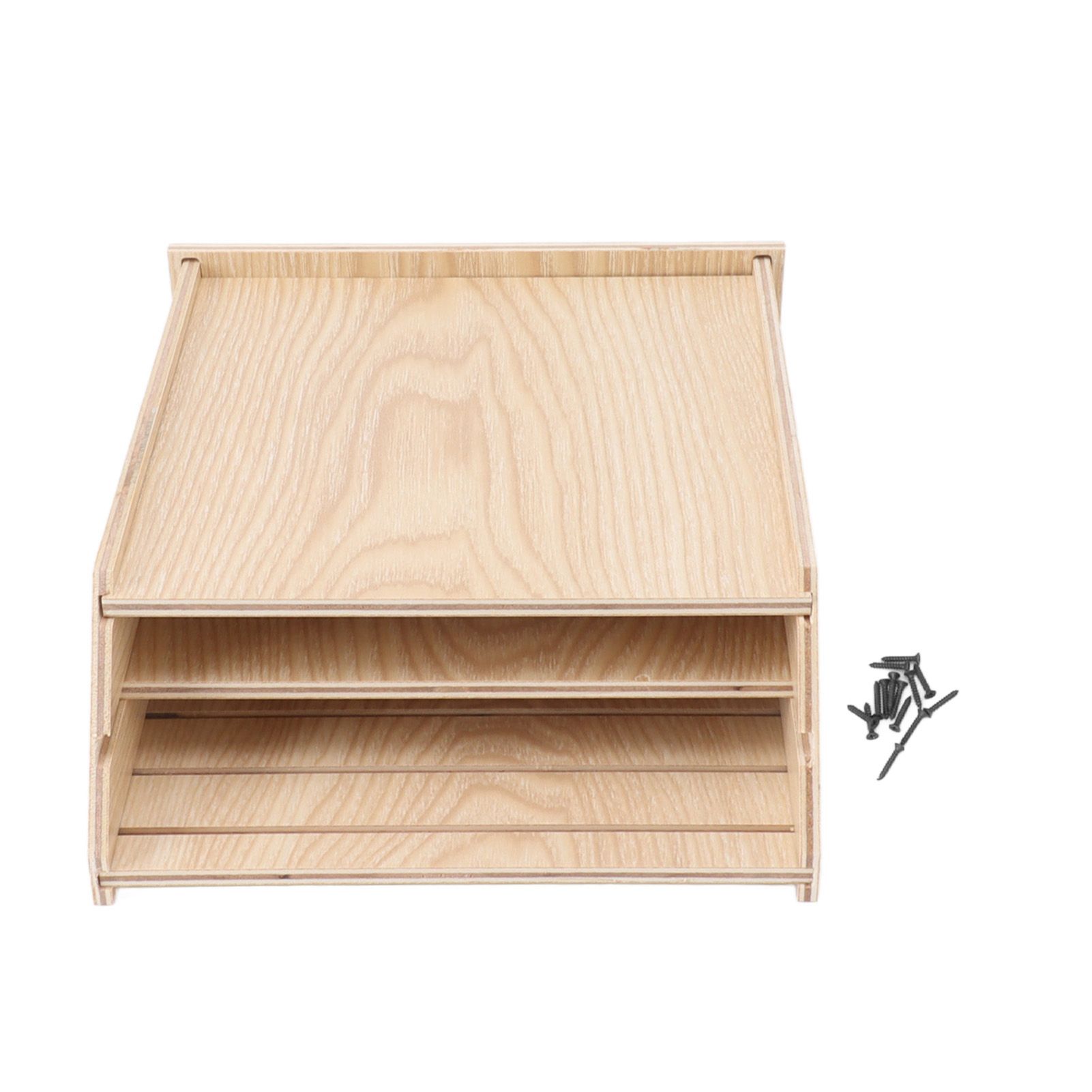 Bat House Handcrafted Weatherproof Corrosion Protection Wooden Bat Box for Outdoor Garden Wood - Image 1