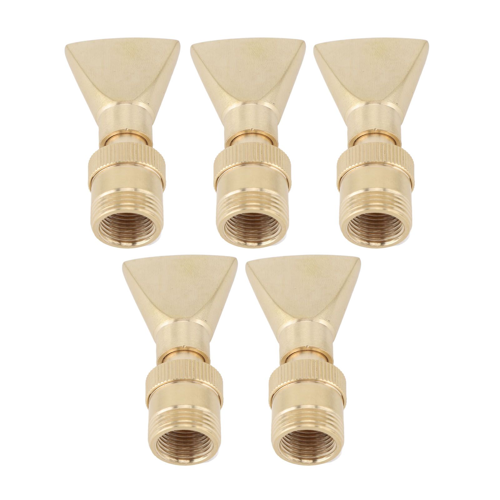 5Pcs Brass Fountain Nozzles Fan Shaped Water Fountain Nozzle Exquisite Fountain Head Sprinkler for Garden Yard Mall - Image 4