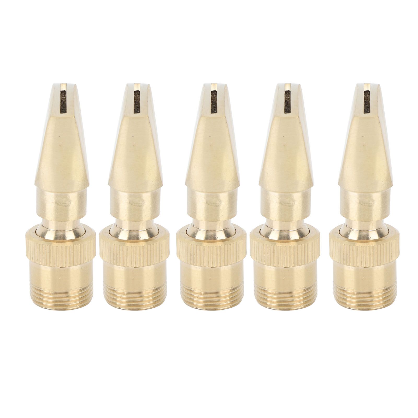 5Pcs Brass Fountain Nozzles Fan Shaped Water Fountain Nozzle Exquisite Fountain Head Sprinkler for Garden Yard Mall - Image 6