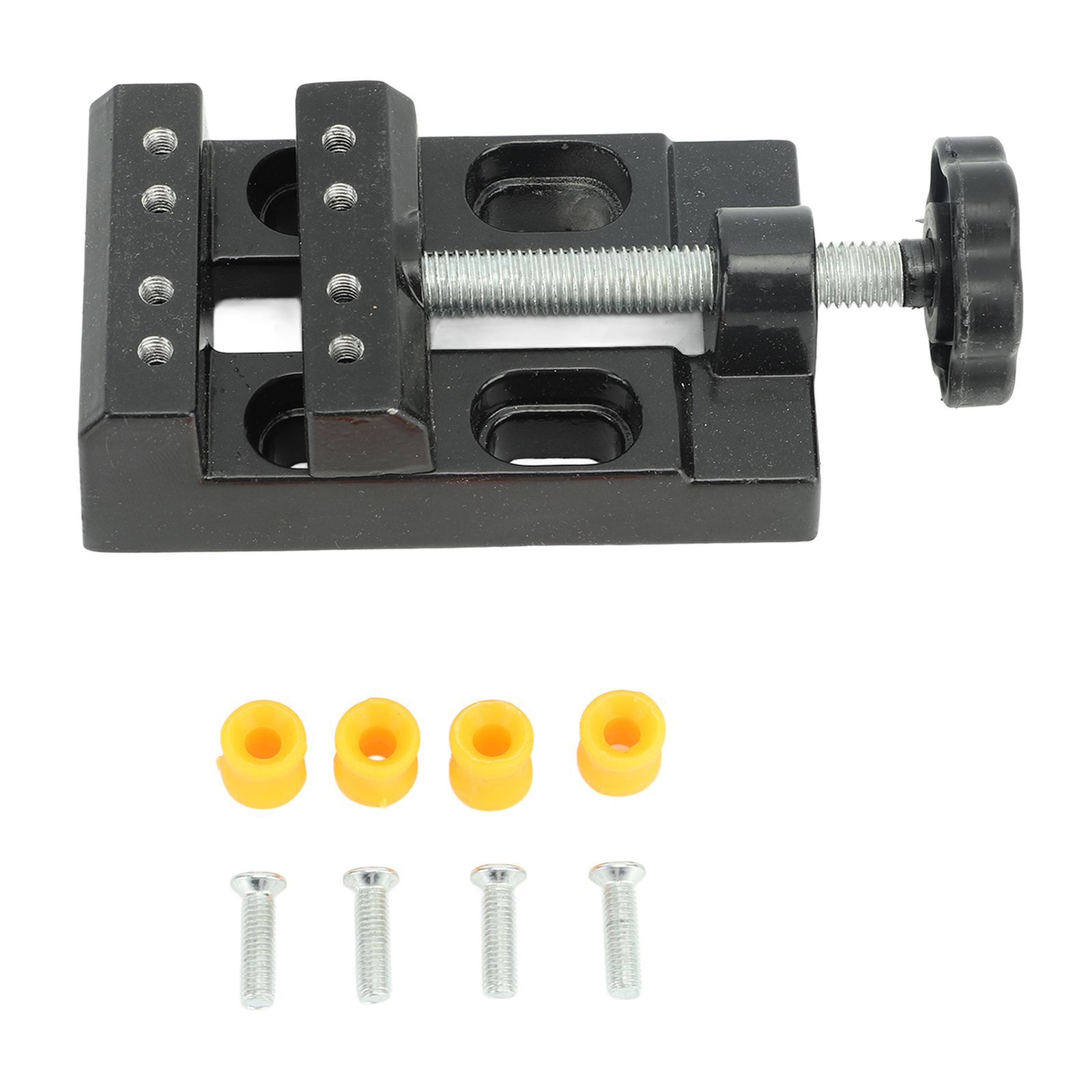 Mini Bench Vice Clamp Aluminum Alloy Mini Flat Clamp Opening Parallel Table Vise for DIY Sculpture Craft Carving Tool - Image 1
