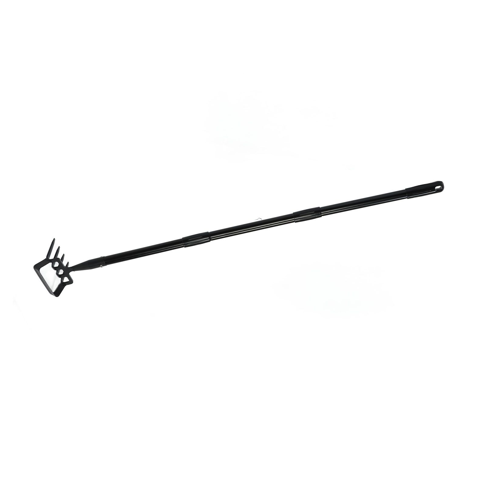 Weeding Rake Adjustable Length Stainless Steel Ergonomic Handle Hand Rake Garden Tool for Cultivating Loosening 3 Sections - Image 7